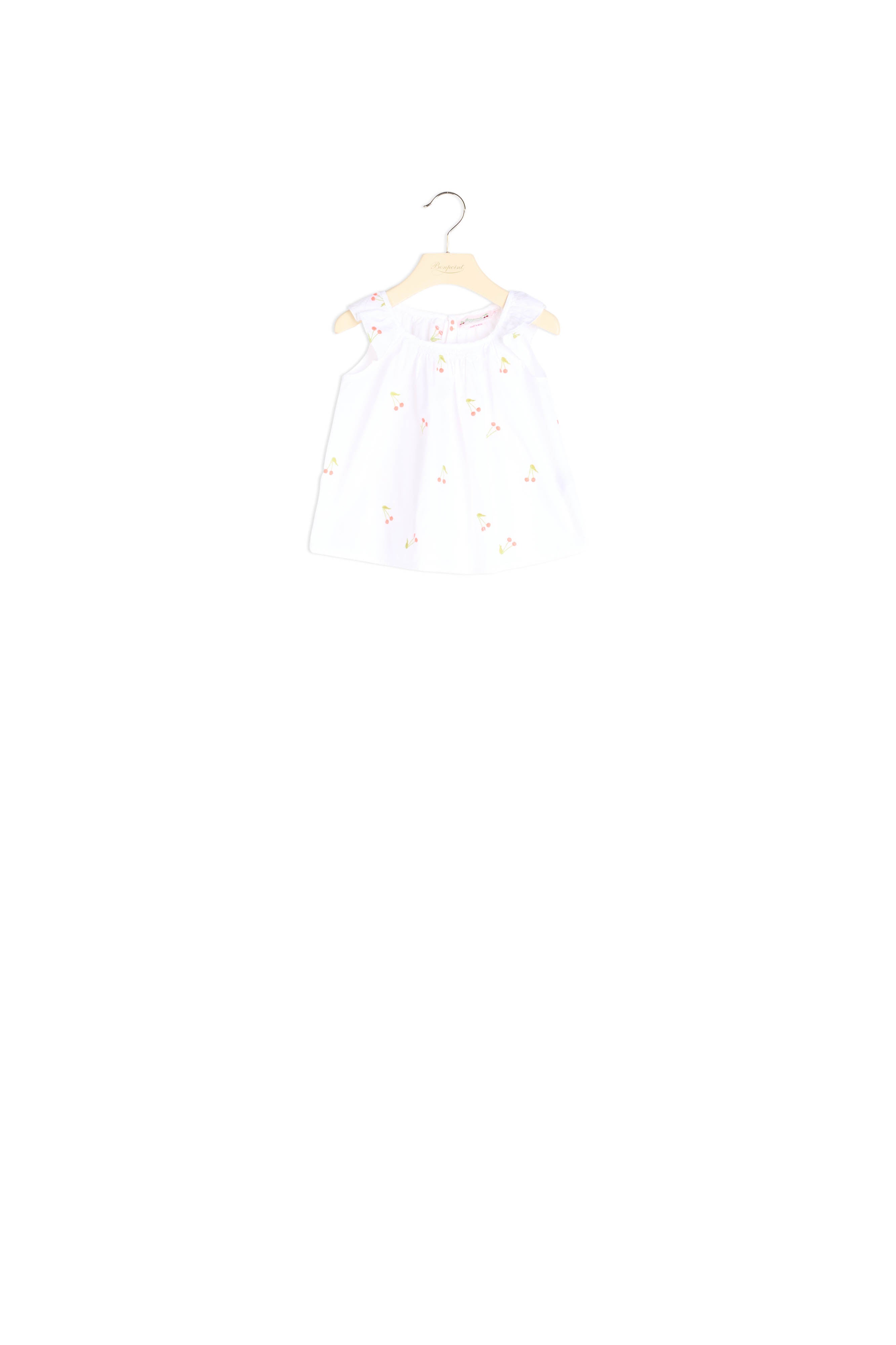 Blouse à cerises brodées - Bonpoint vintage