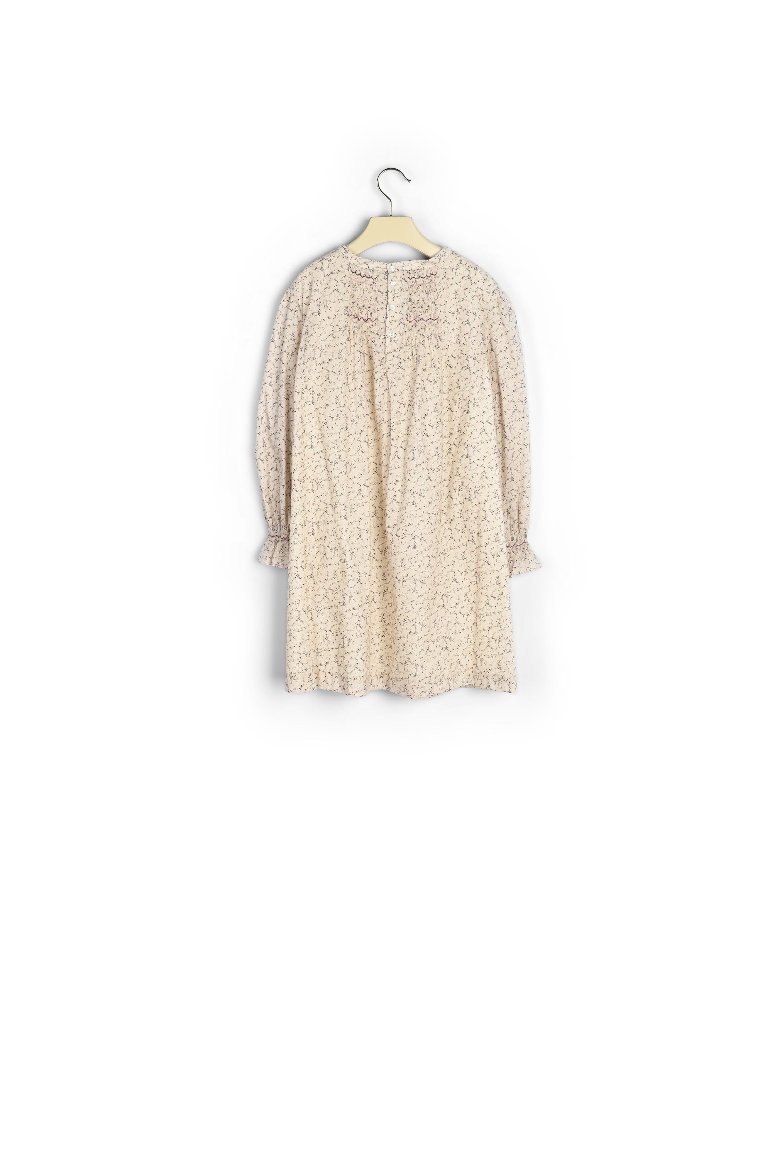 Robe smockée en tissu Liberty - Bonpoint vintage