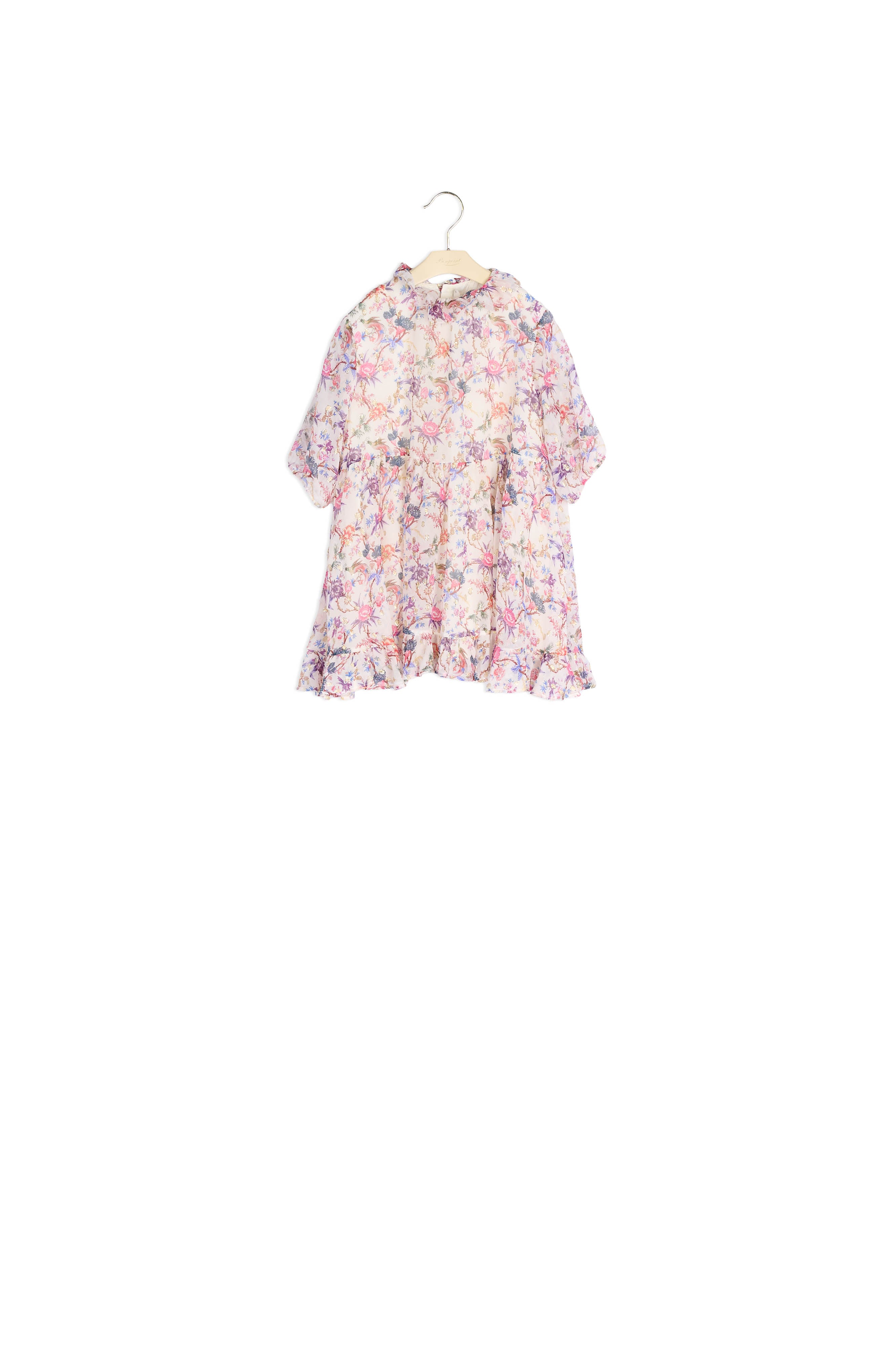 Robe en soie imprimée - Bonpoint vintage