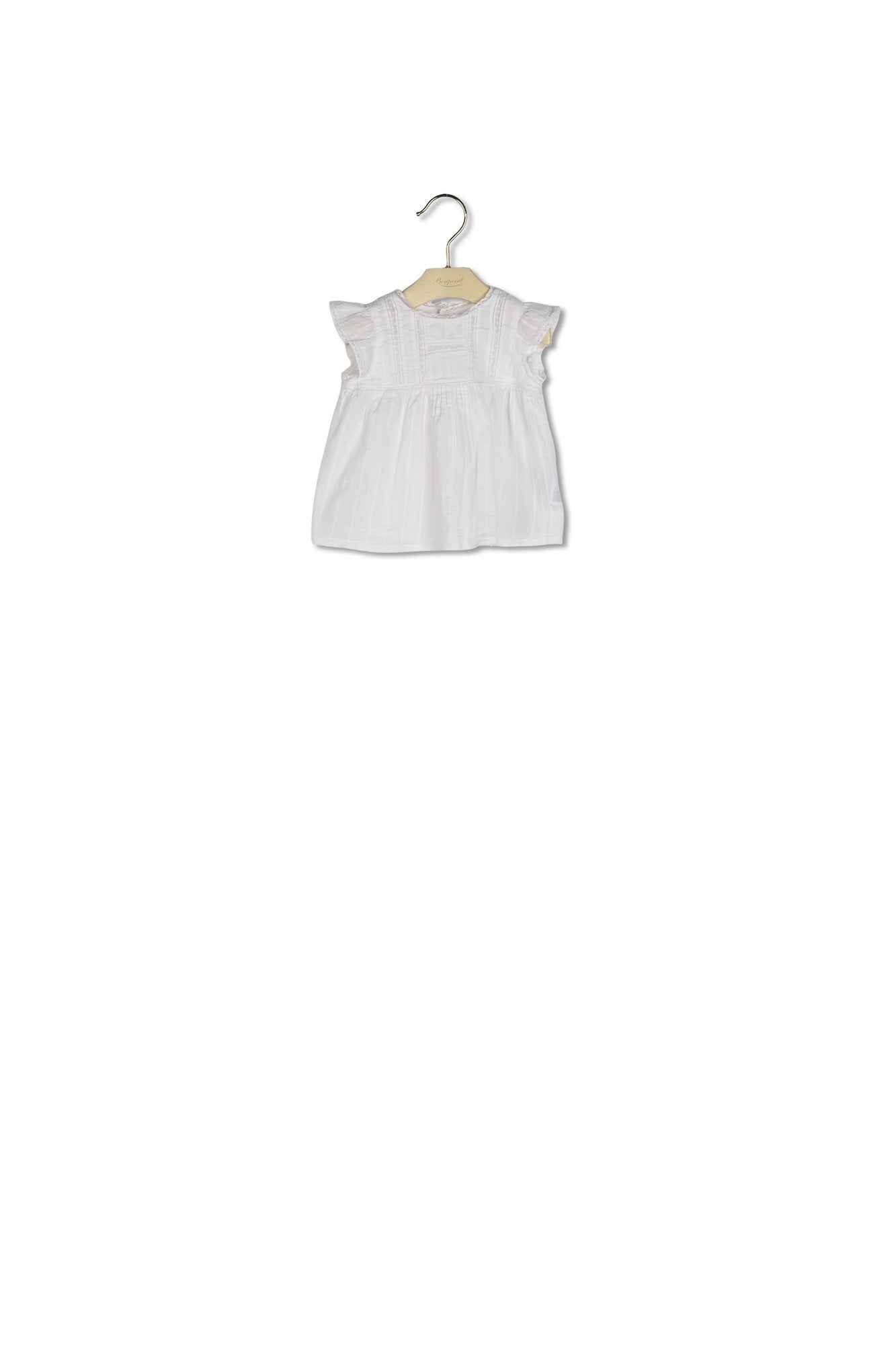 Blouse en coton avec dentelle - Bonpoint vintage