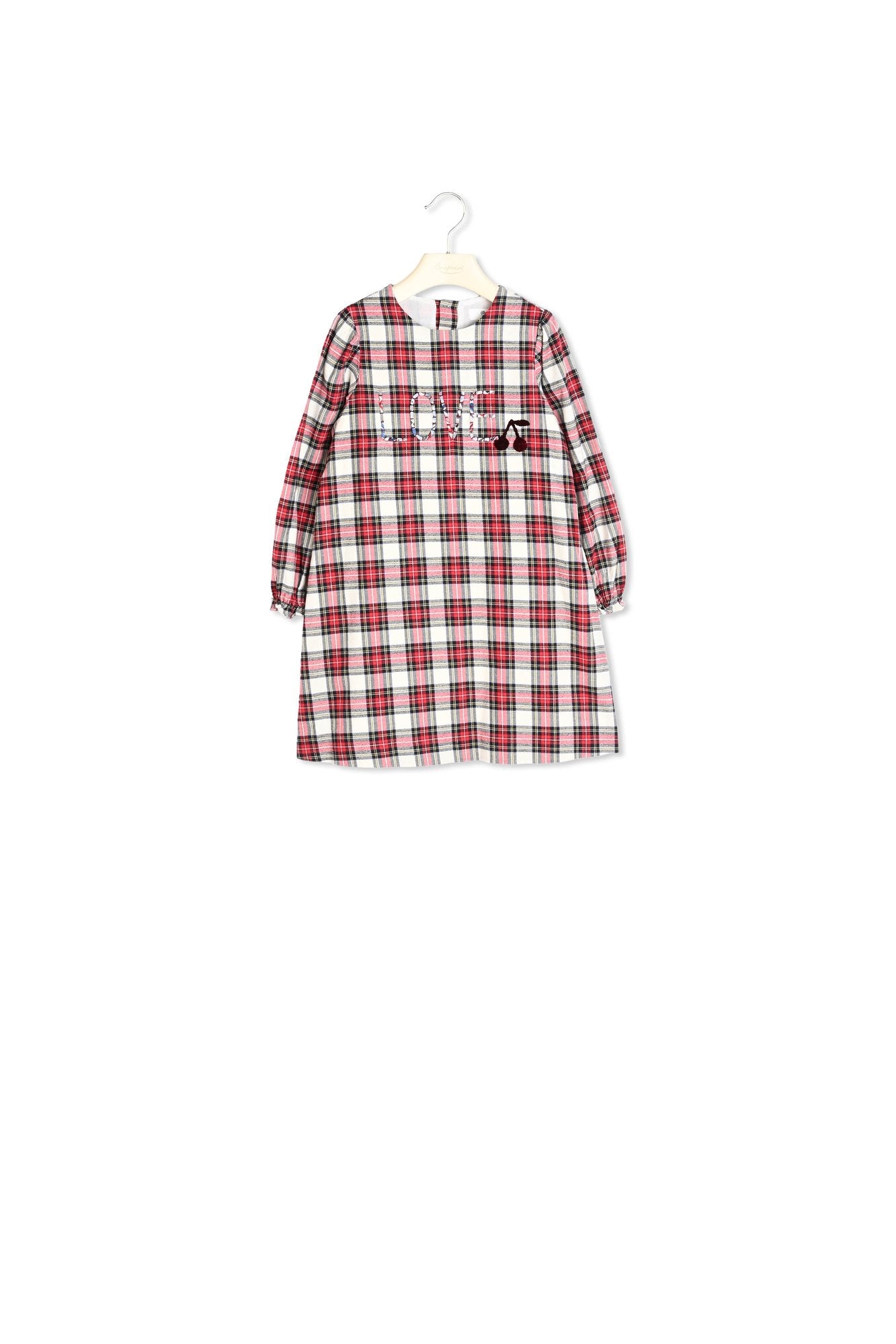 Robe en twill brodé - Bonpoint vintage