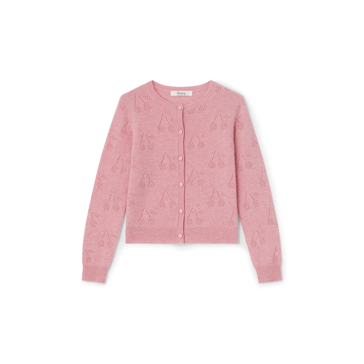 Cardigan en cachemire ajouré - Bonpoint vintage