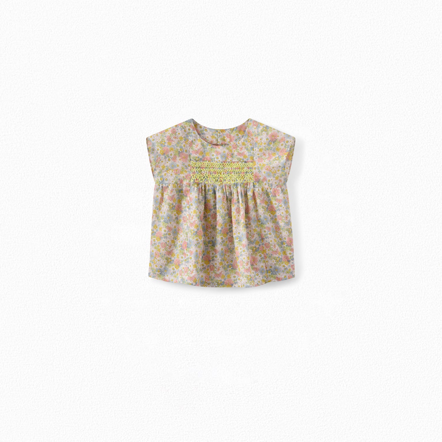 Blouse en tissu Liberty bébé - Bonpoint vintage