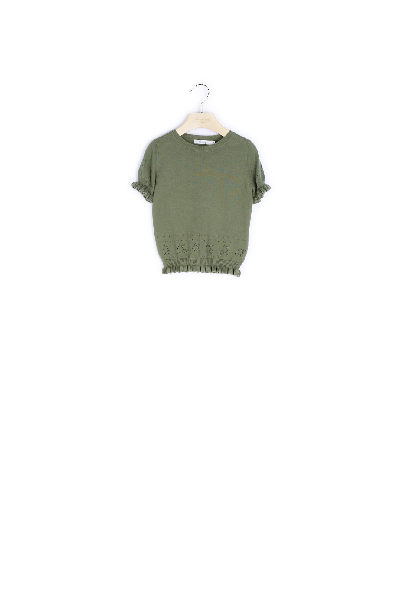 Pull en coton ajouré - Bonpoint vintage