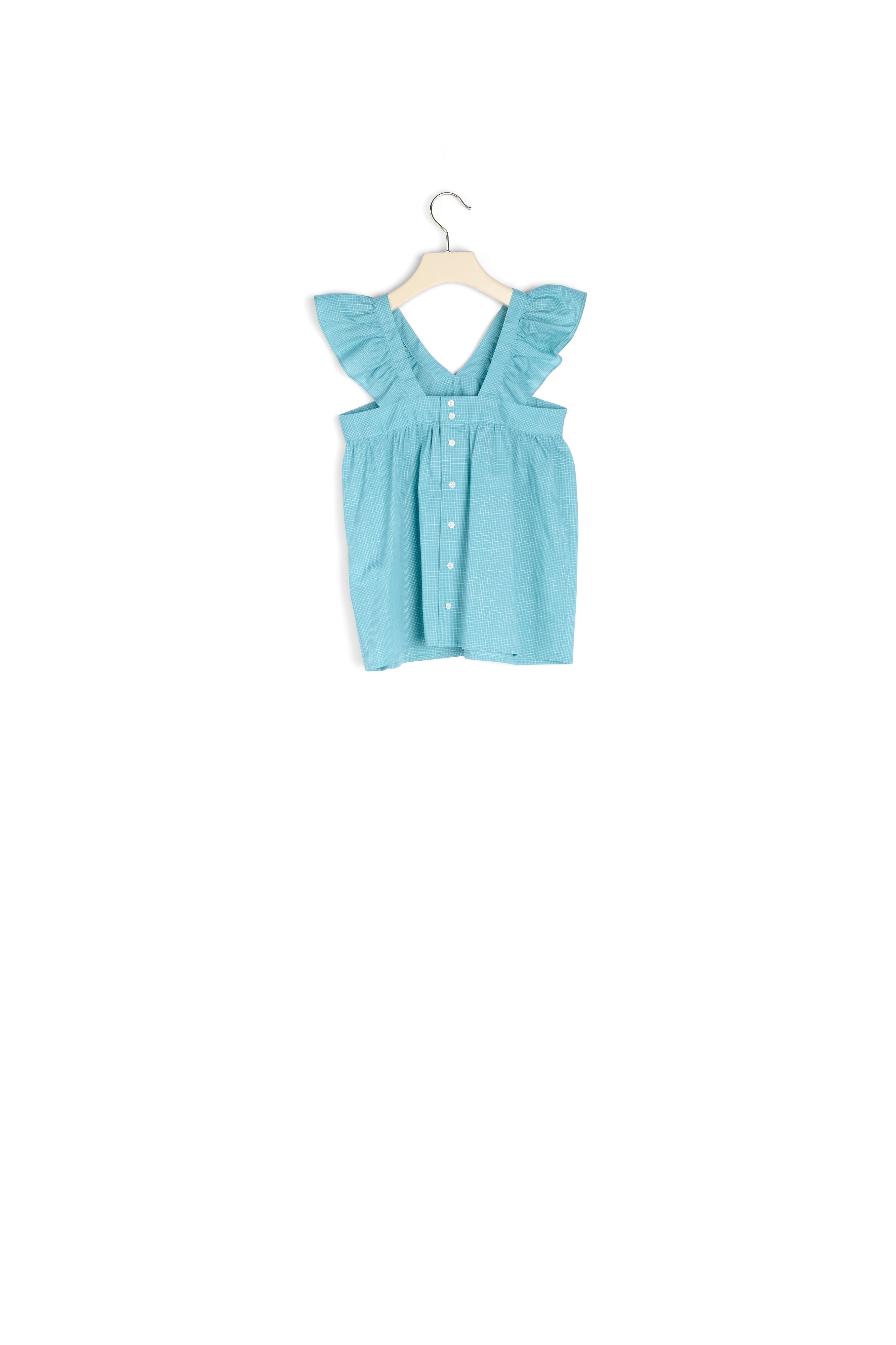 Blouse à bretelles volantées - Bonpoint vintage