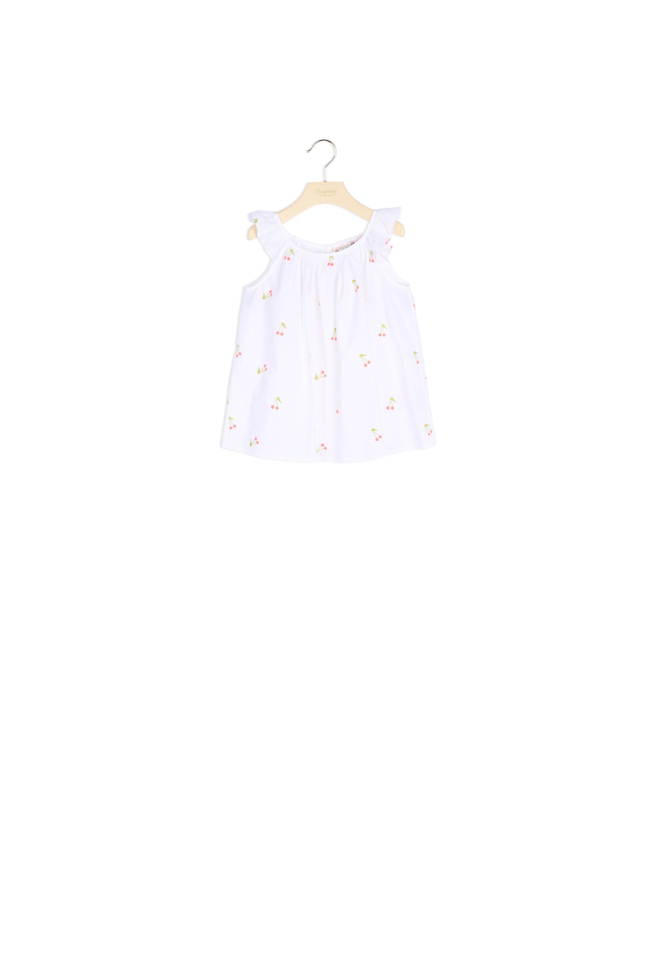 Blouse à cerises brodées - Bonpoint vintage