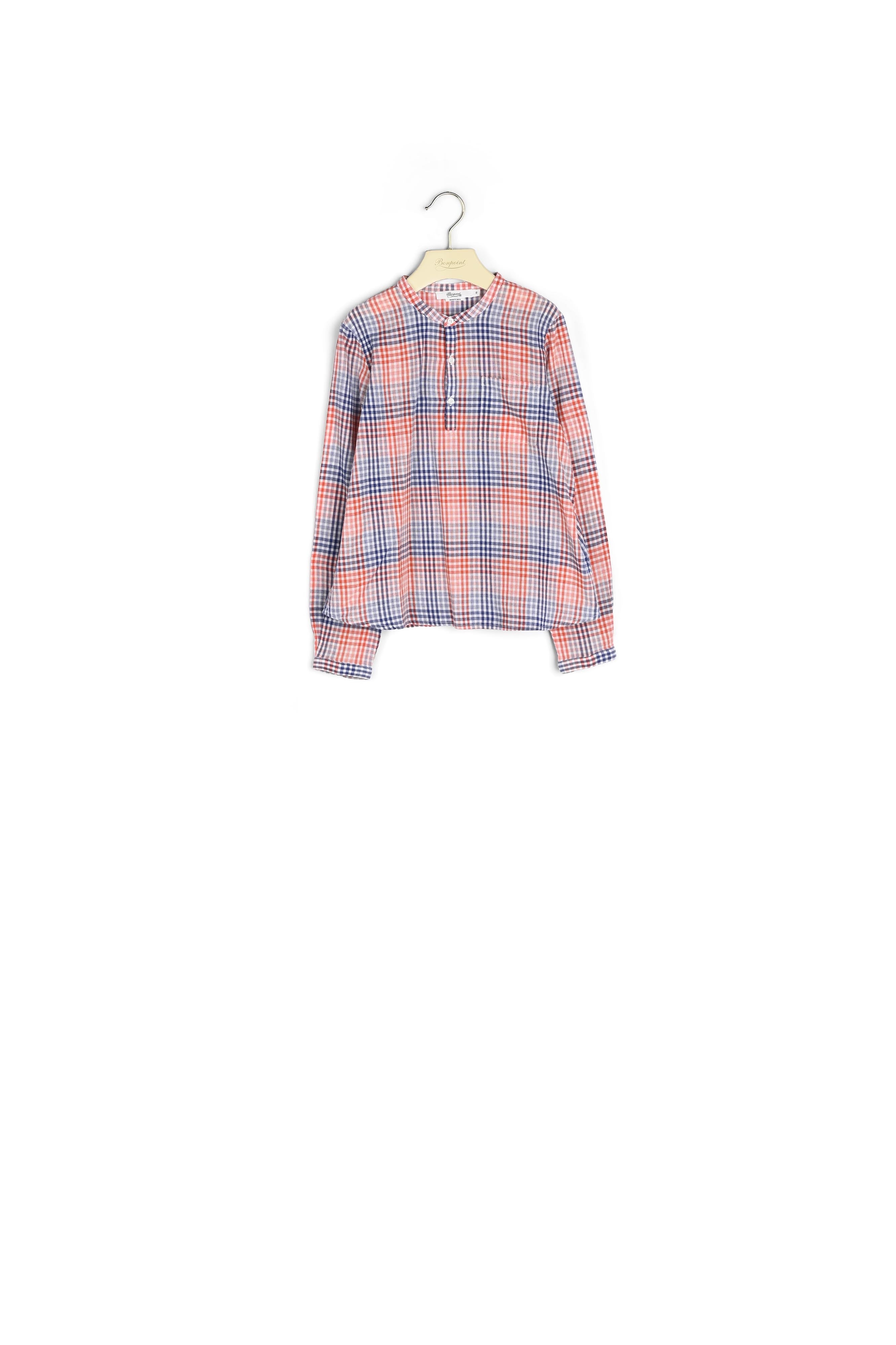 Chemise à carreaux carreaux - Bonpoint vintage