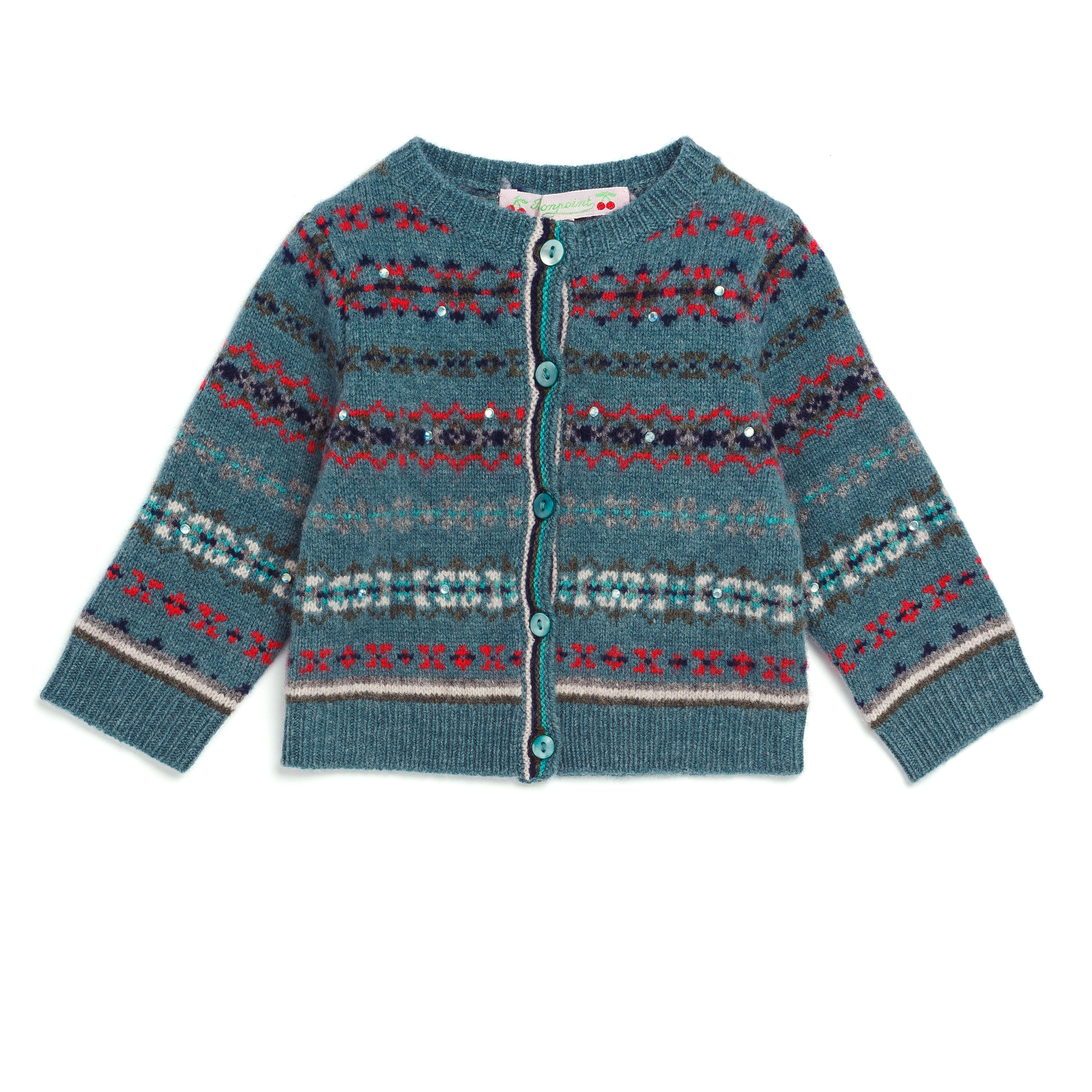Cardigan Jacquard - Bonpoint vintage