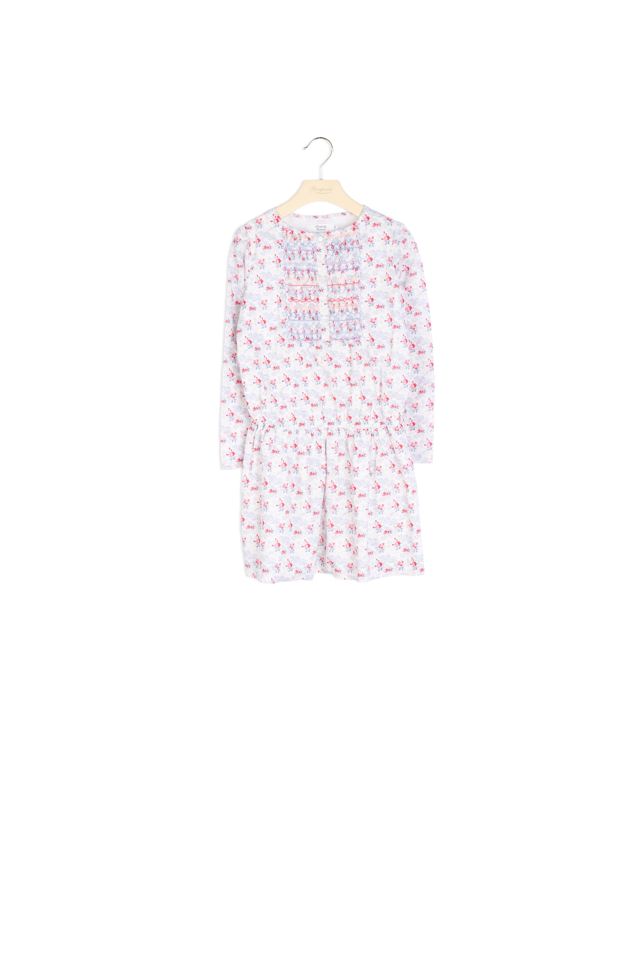 Robe smockée en tissu Liberty exclusif - Bonpoint vintage