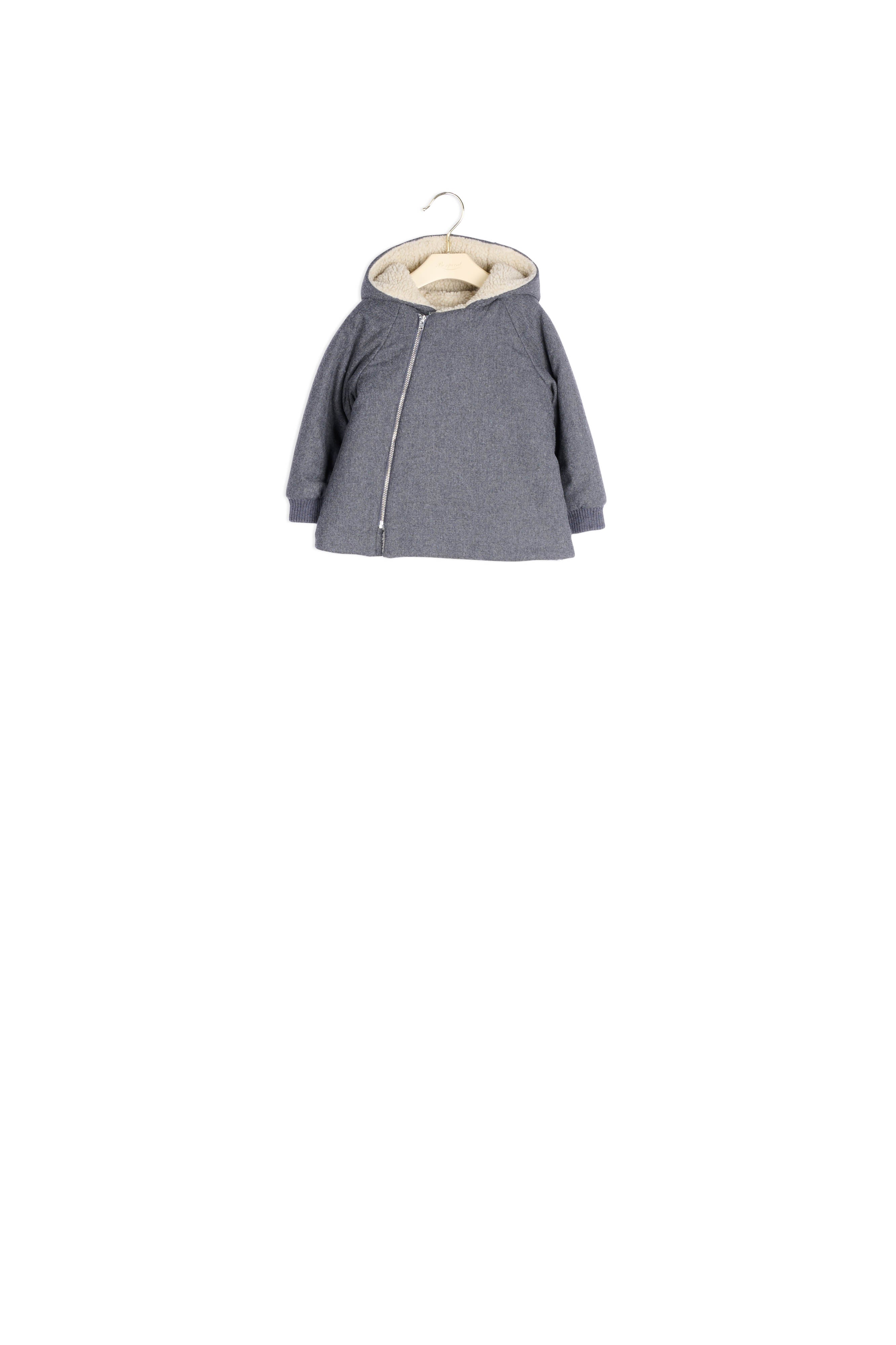 Manteau Minois bébé en flanelle - Bonpoint vintage