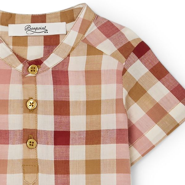 Chemise à carreaux - Bonpoint vintage