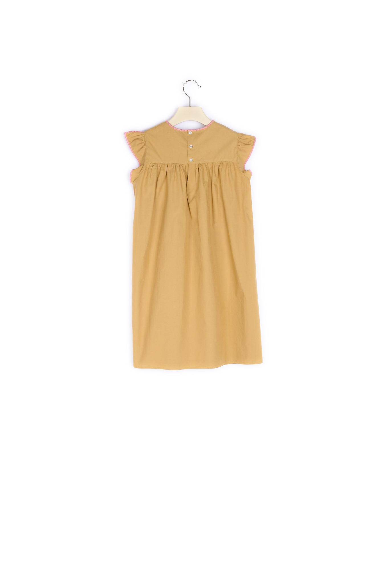 Robe en popeline brodée fille - Bonpoint vintage