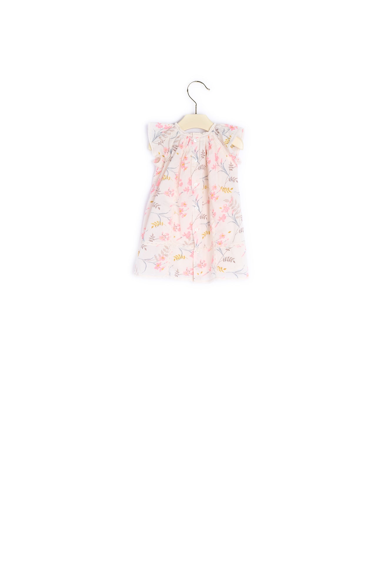 Robe florale à détails dentelle Lilly - Bonpoint vintage