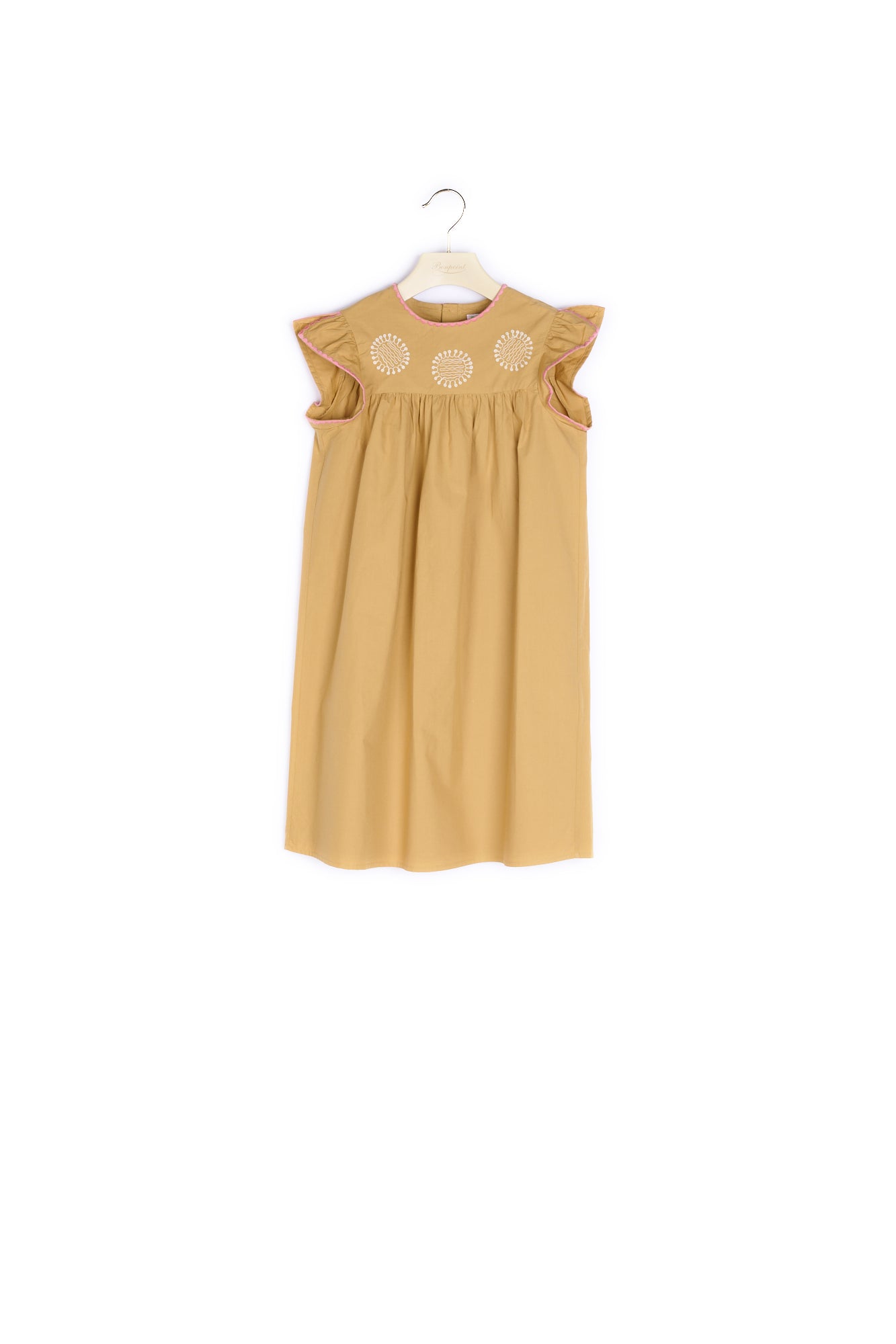 Robe en popeline brodée - Bonpoint vintage