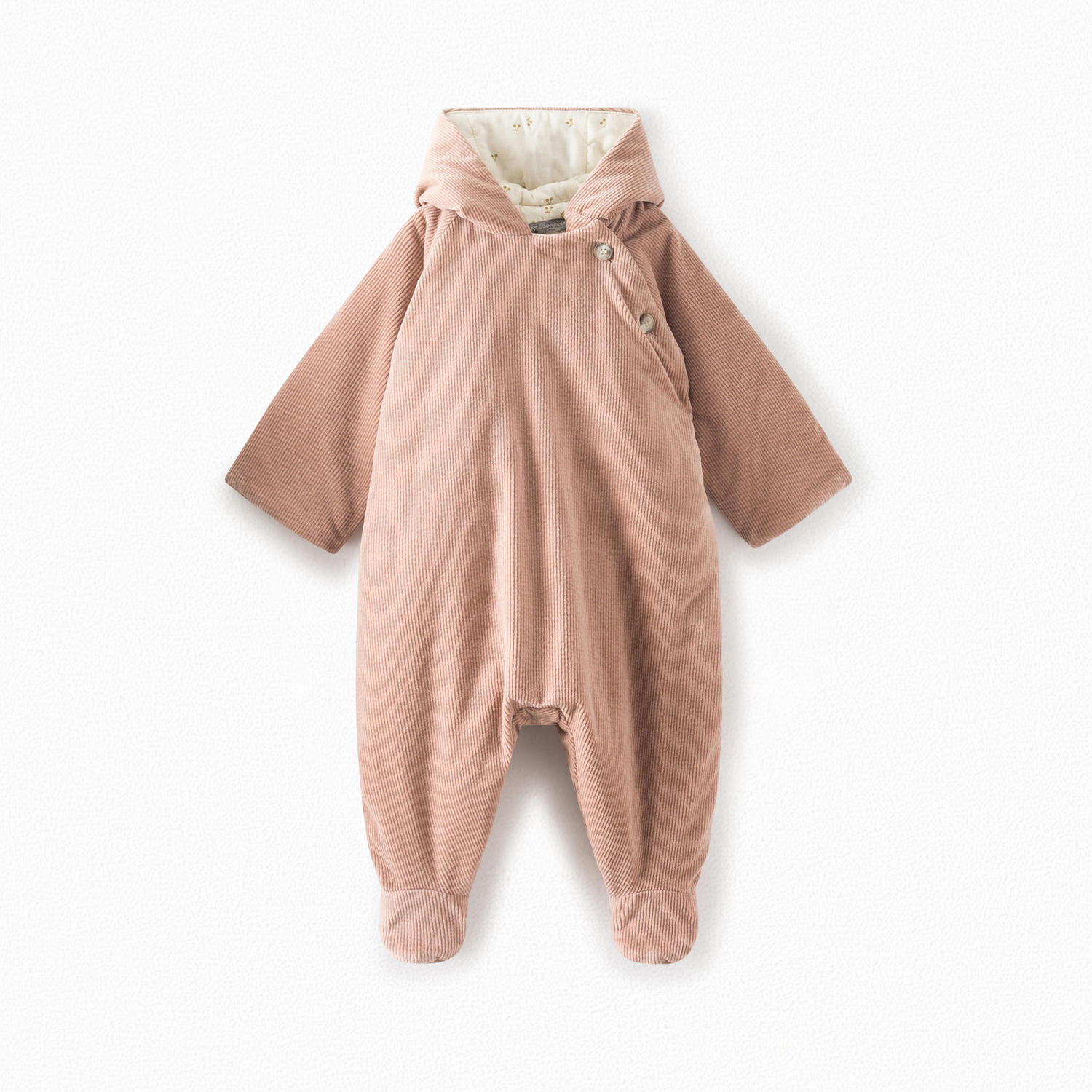 Combinaison pilote en velours côtelé bébé - Bonpoint vintage