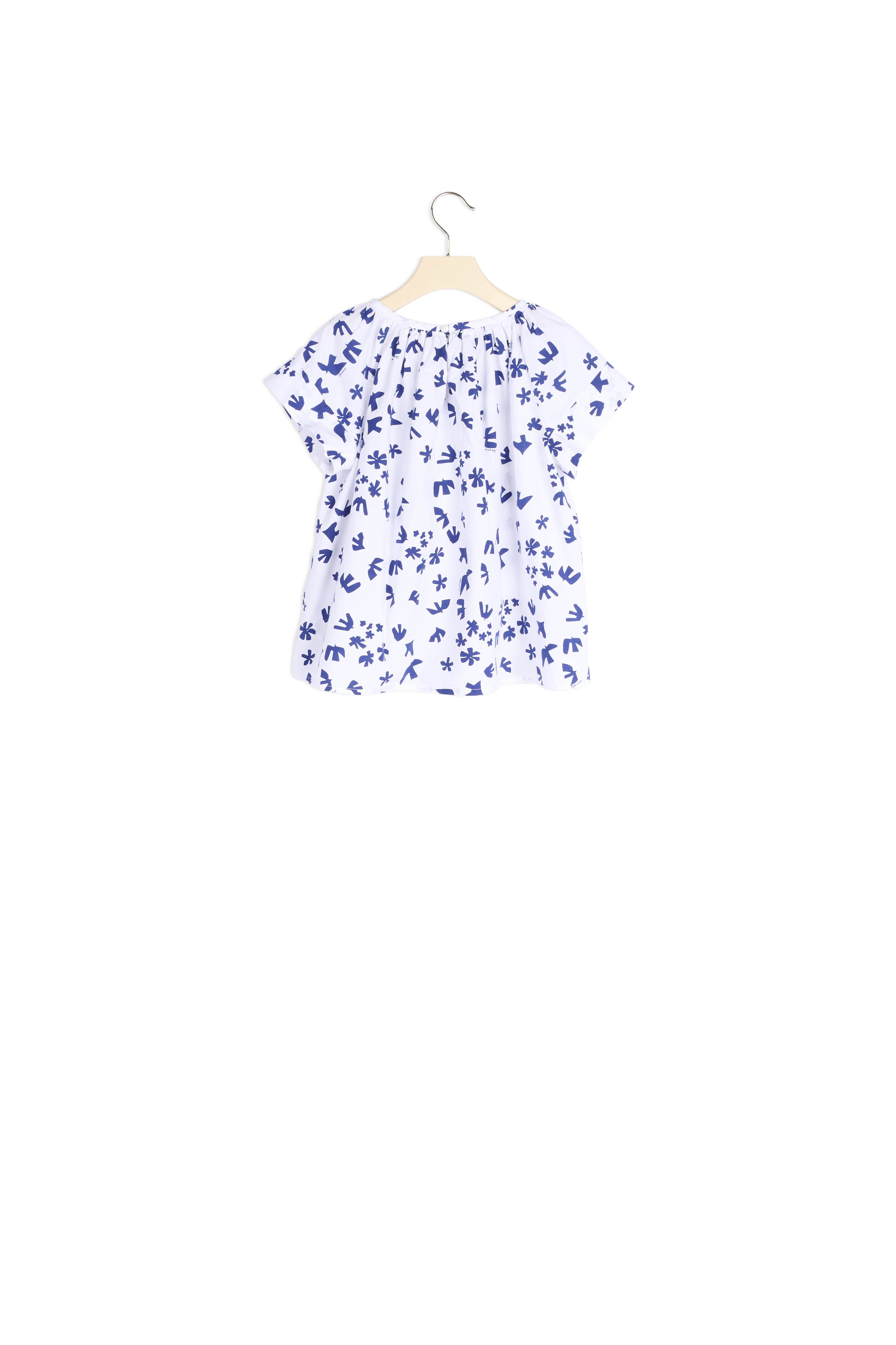 Blouse en popeline imprimée - Bonpoint vintage