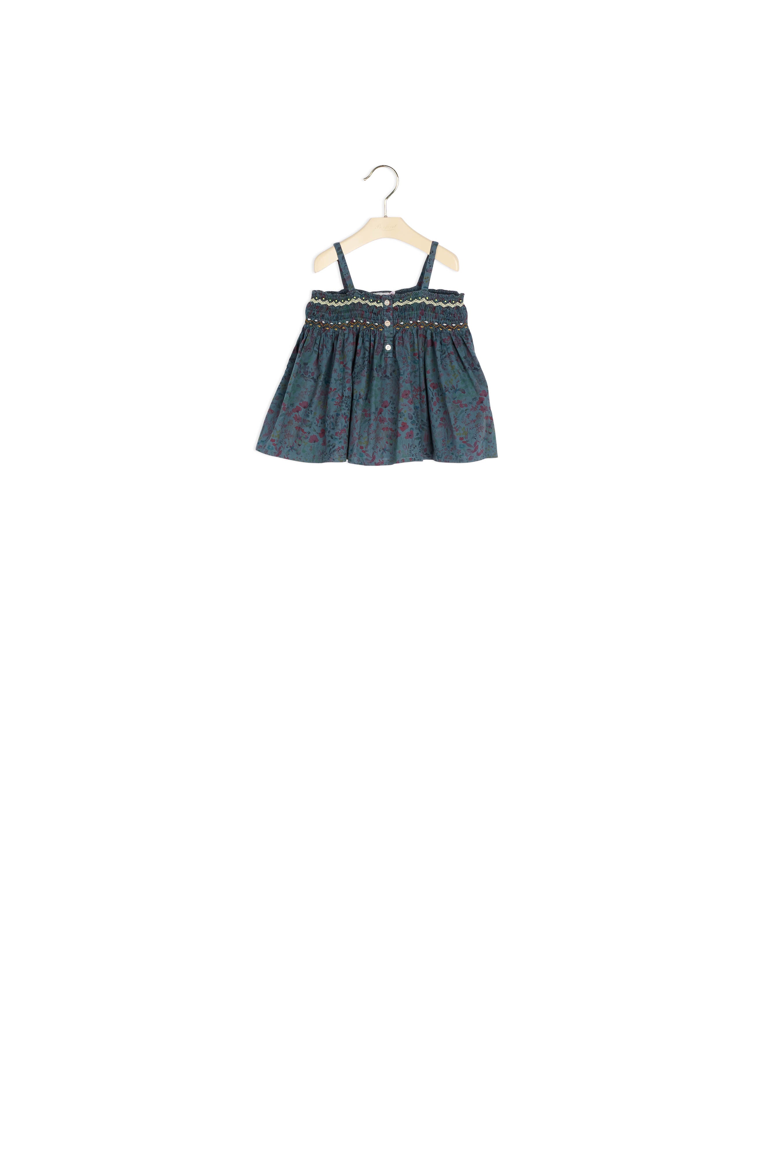 Blouse en tissu Liberty surteint - Bonpoint vintage