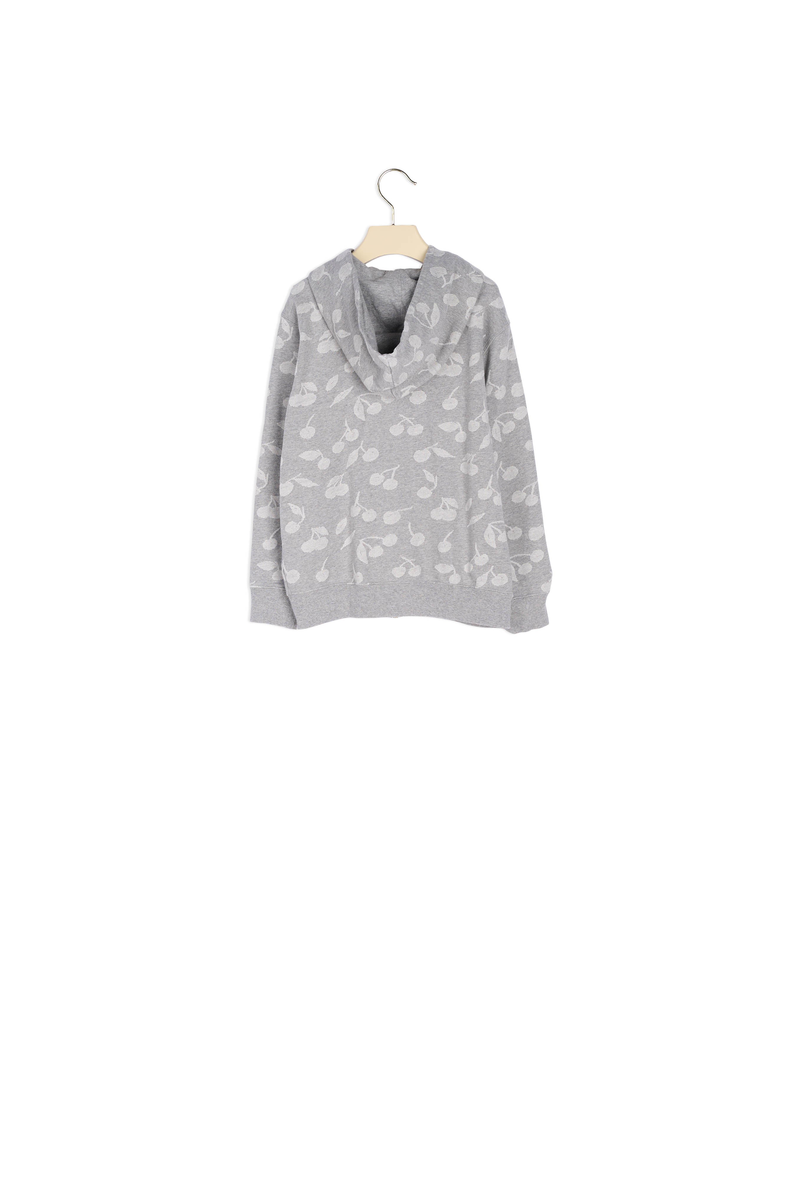 Sweatshirt à jacquard cerise - Bonpoint vintage