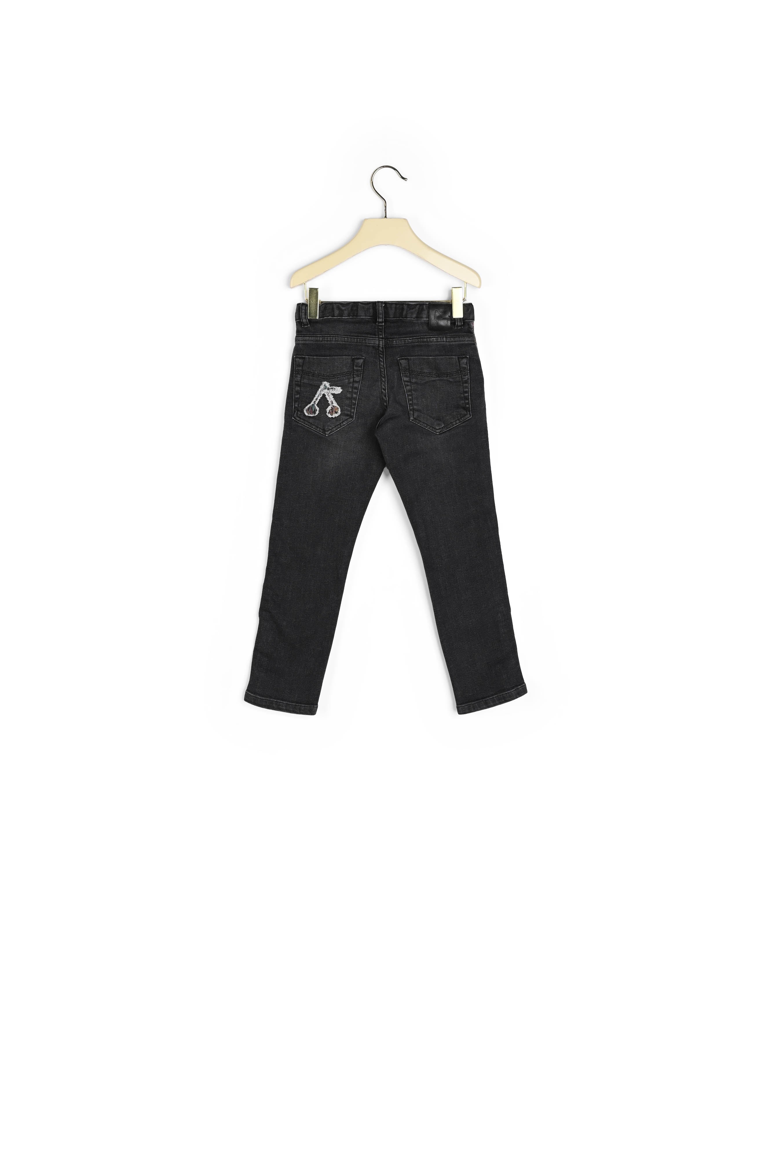 Pantalon denim et tissu Liberty - Bonpoint vintage