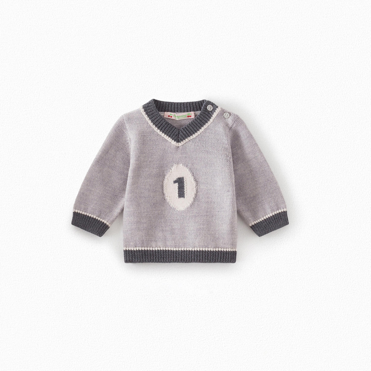 Pull en laine bébé - Bonpoint vintage