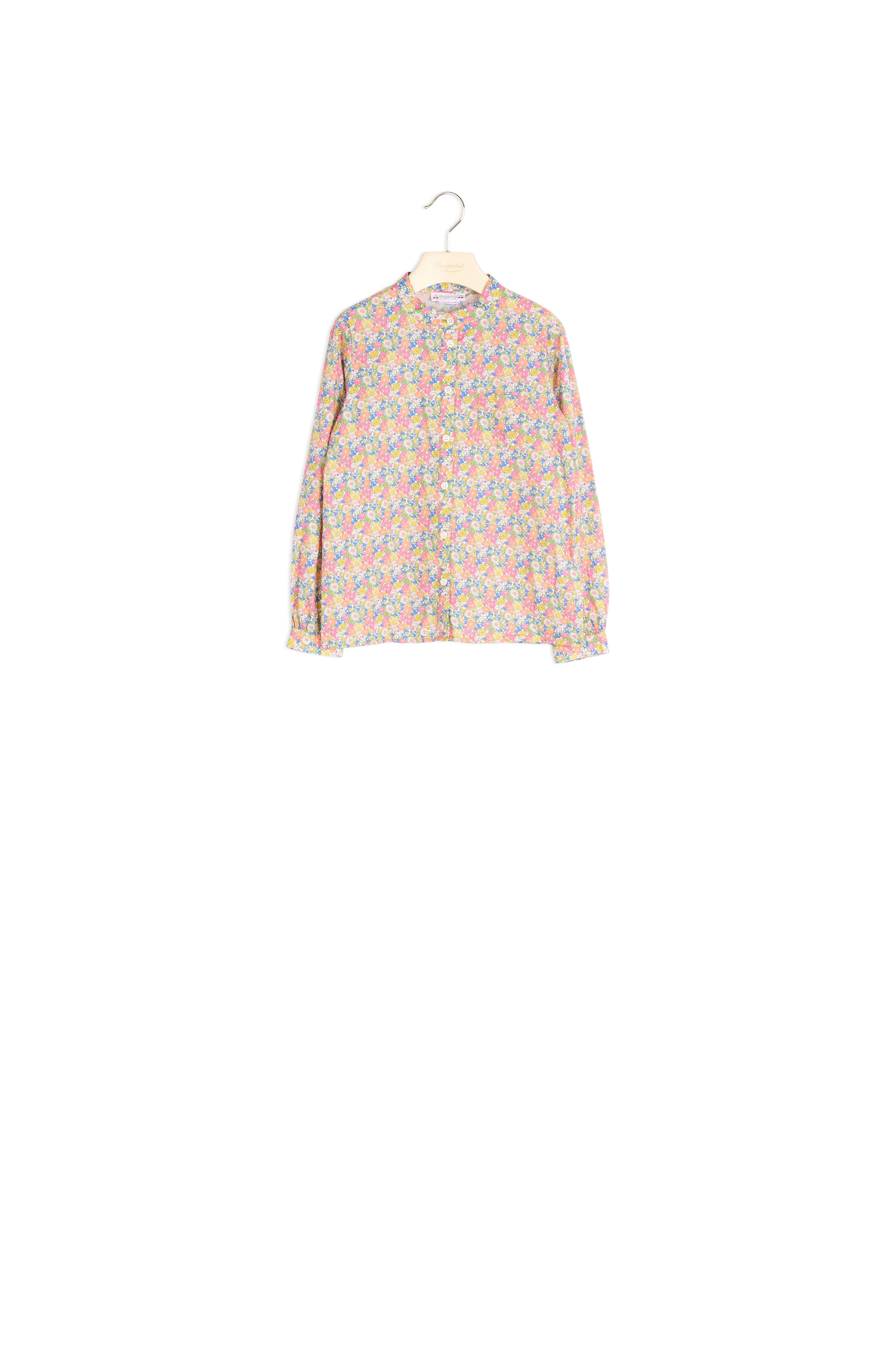 Blouse manches longues en tissu liberty - Bonpoint vintage