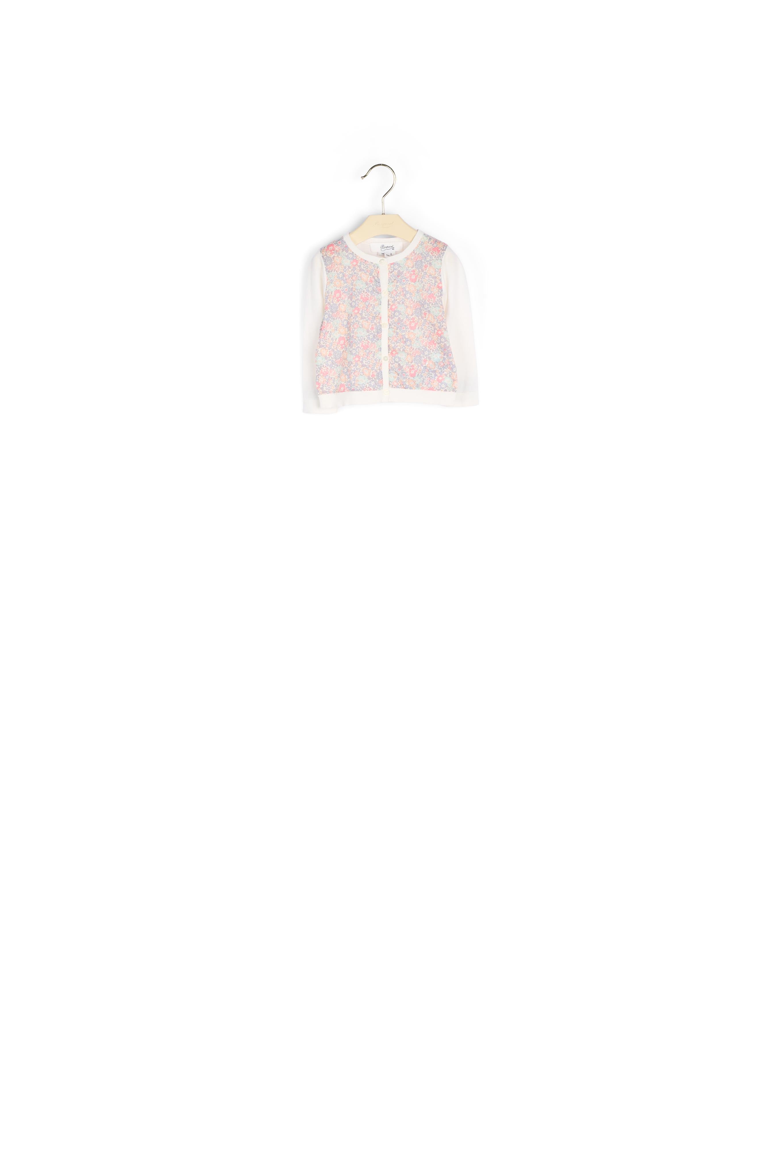 Cardigan en Liberty - Bonpoint vintage