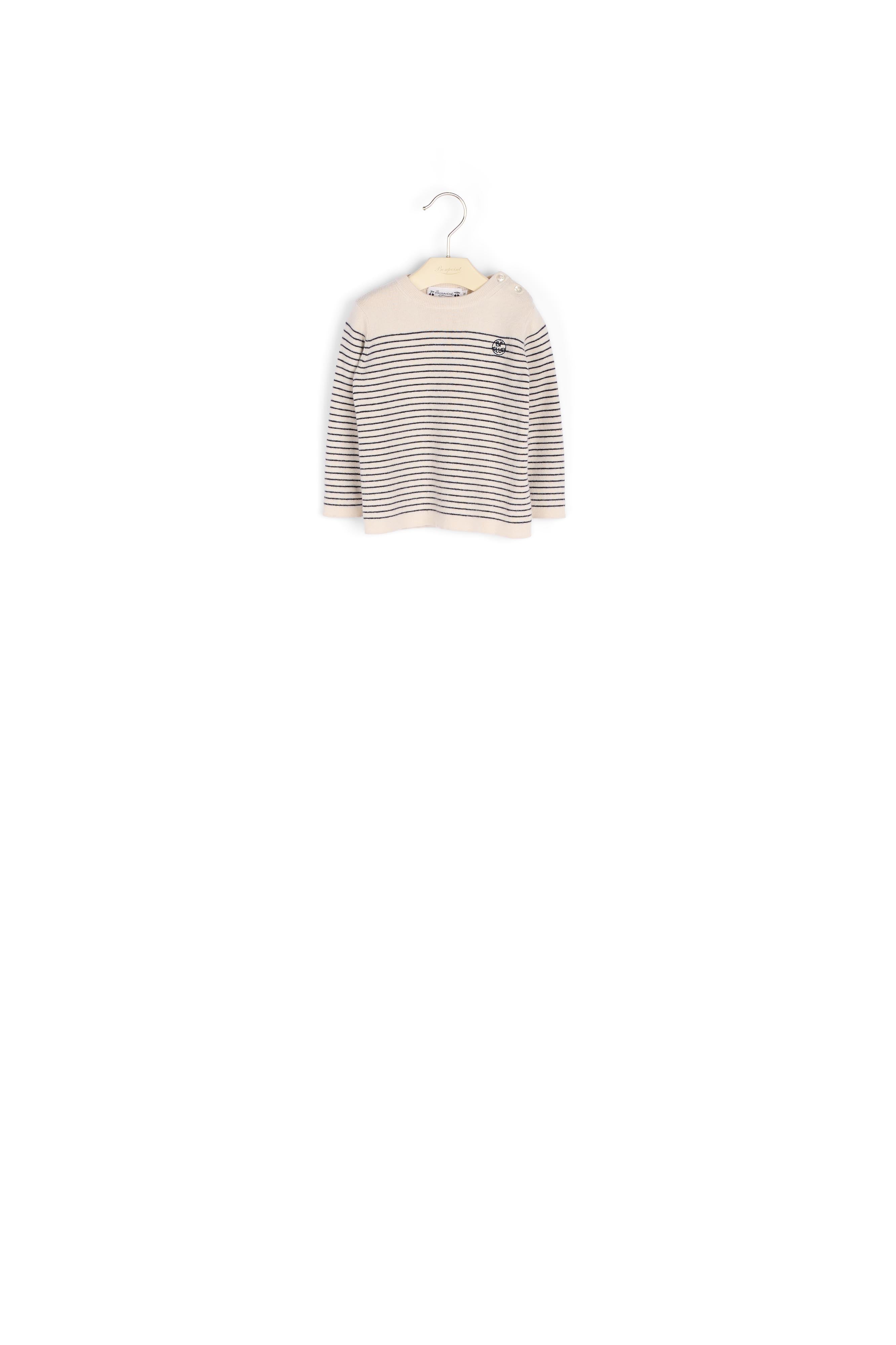 Pull Aleksi laine et coton biologique bébé - Bonpoint vintage
