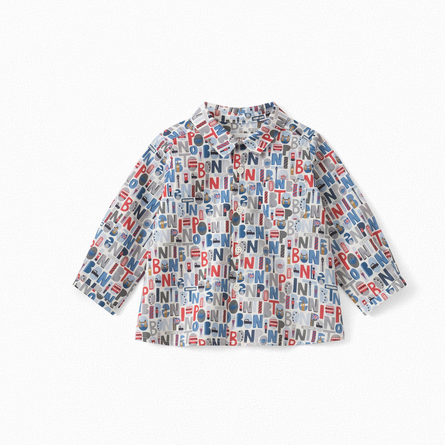 Chemise en tissu Liberty exclusif - Bonpoint vintage