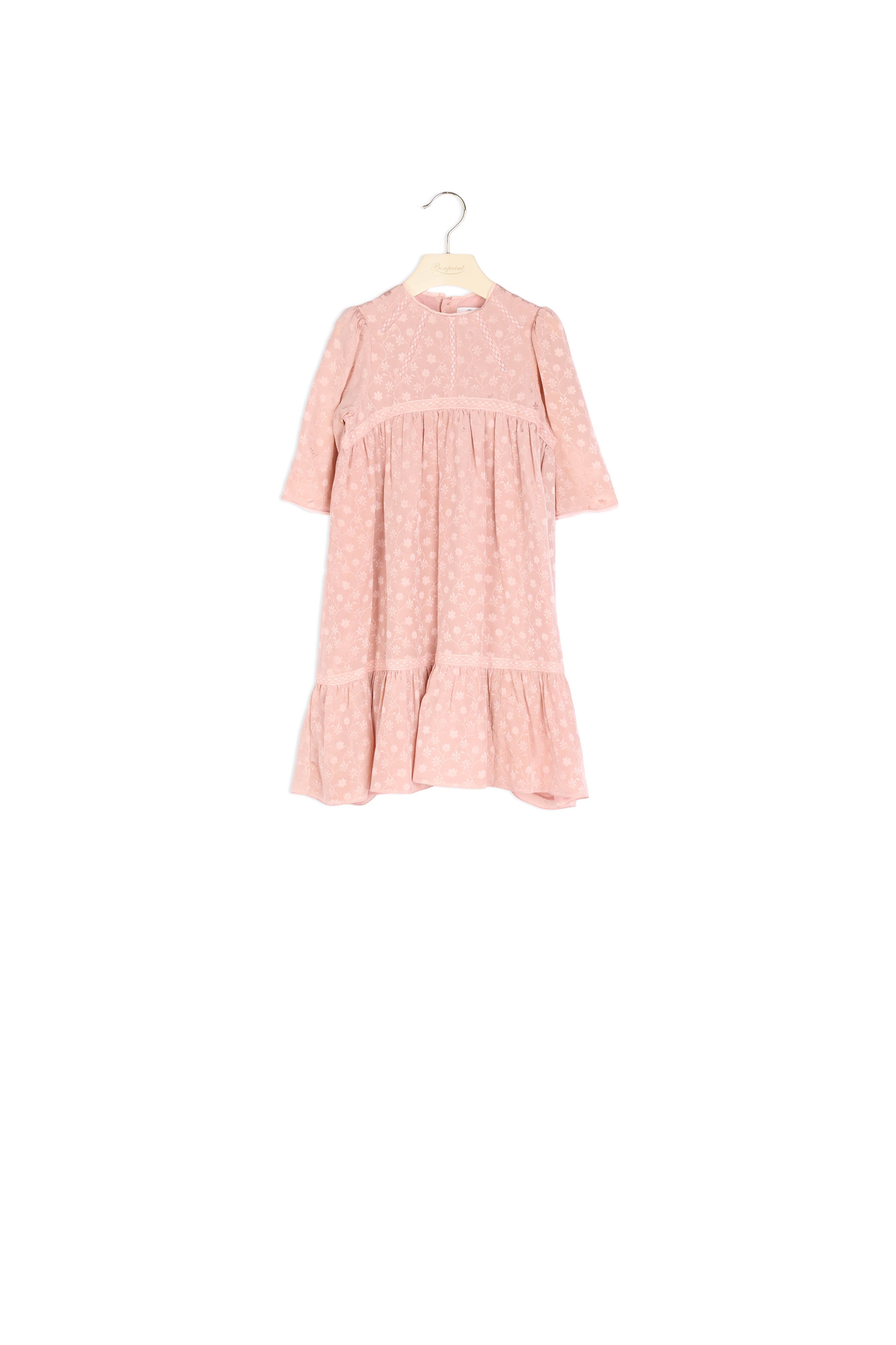 Robe en jacquard de soie - Bonpoint vintage