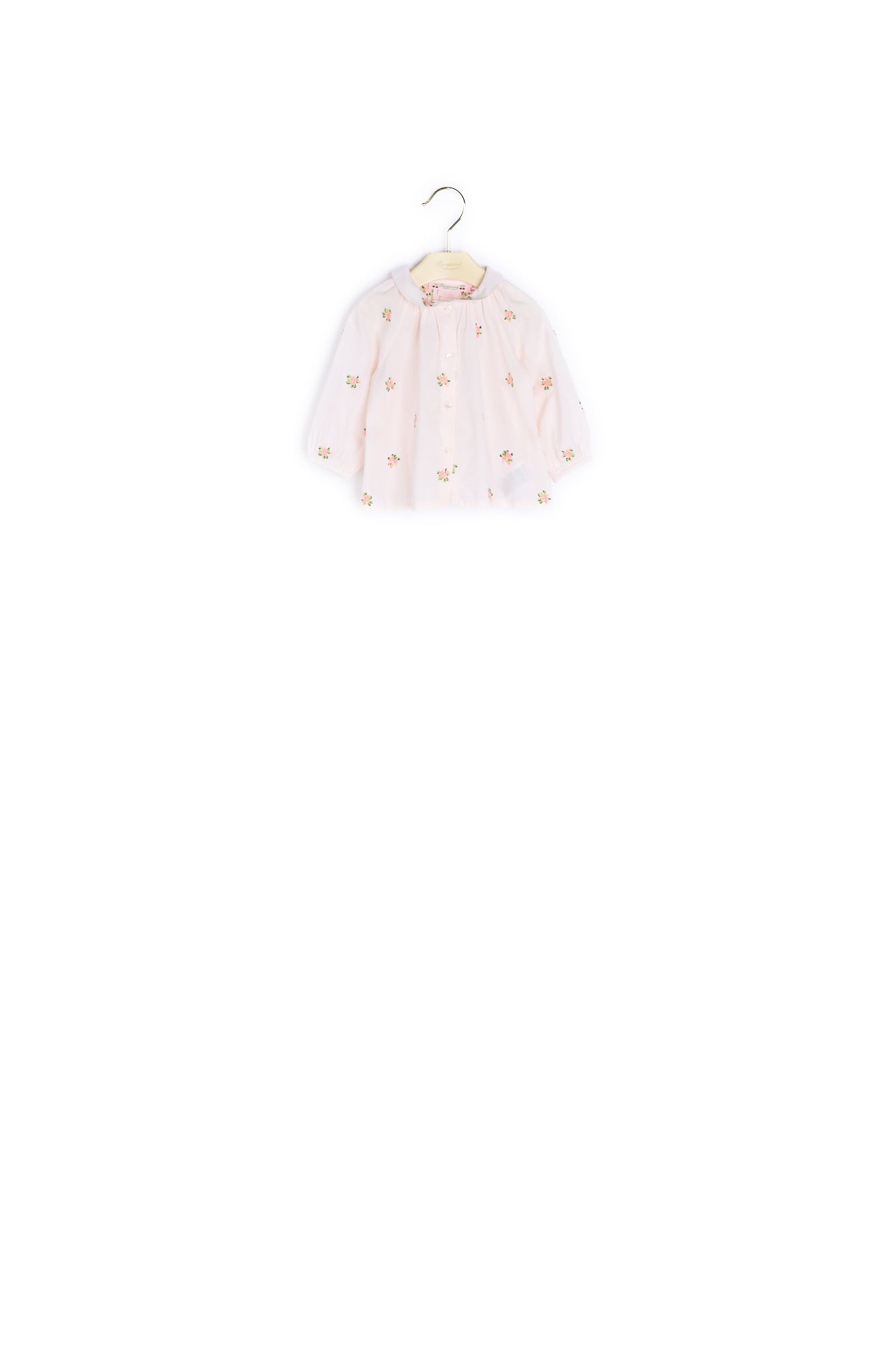 Blouse en voile de coton brodé bébé - Bonpoint vintage