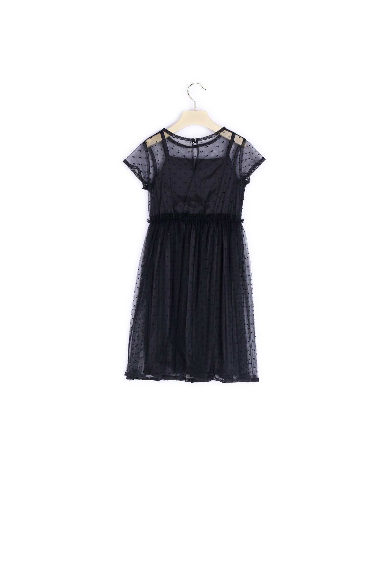 Robe en tulle brodé - Bonpoint vintage