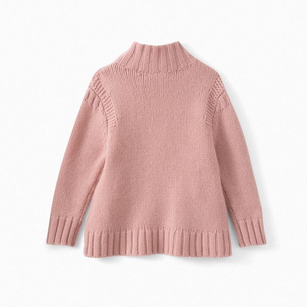 Pull fille en cachemire à col montant - Bonpoint vintage