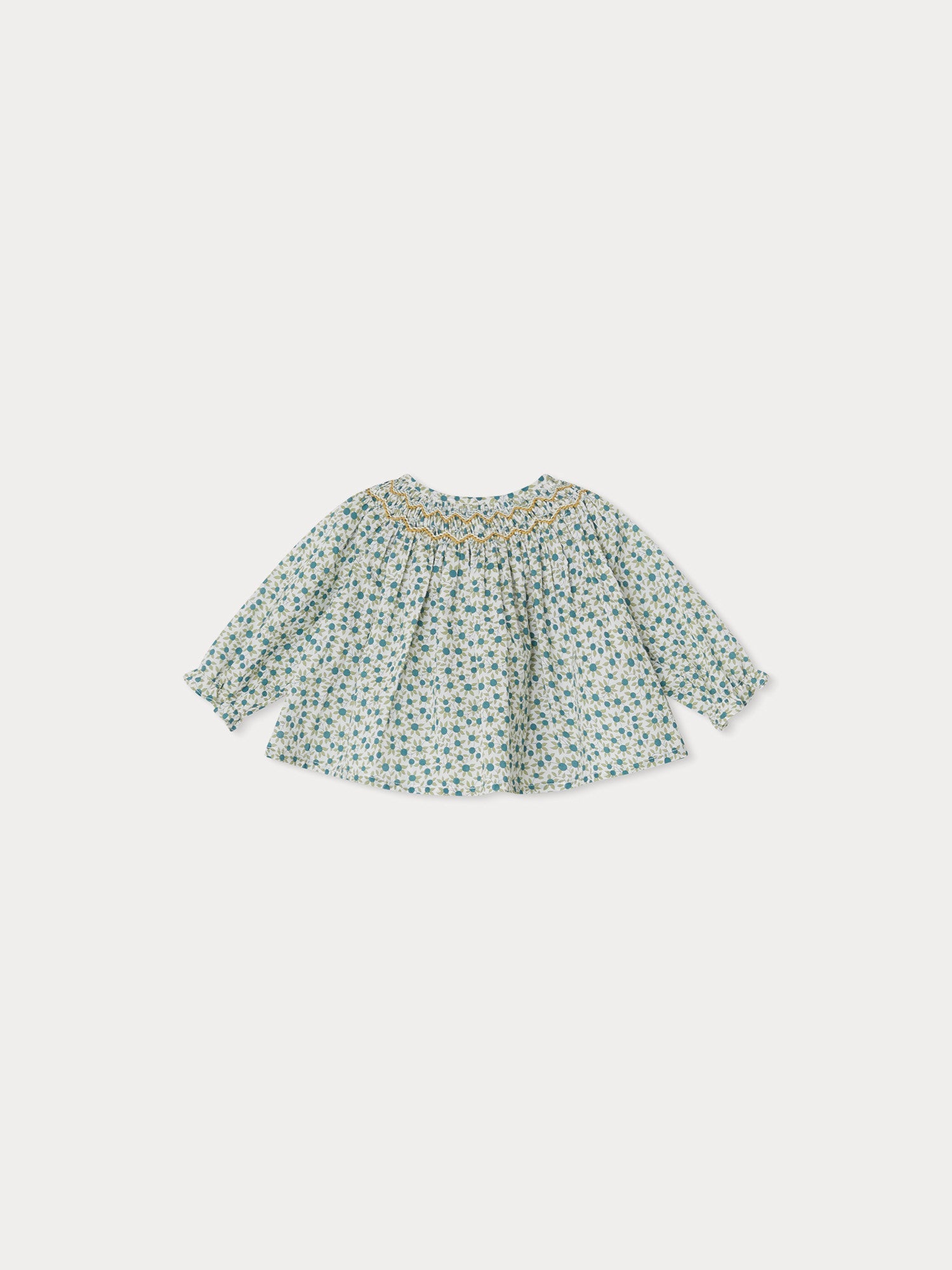 Blouse smockée Griotte - Bonpoint vintage