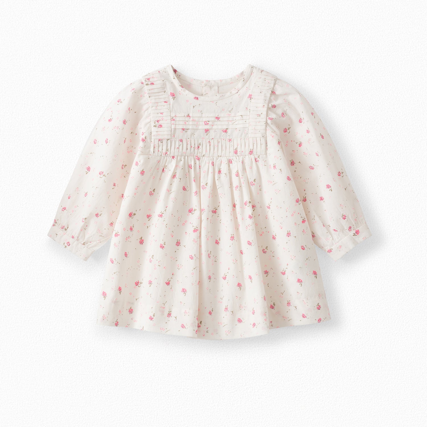 Robe avec plastron plissé bébé - Bonpoint vintage