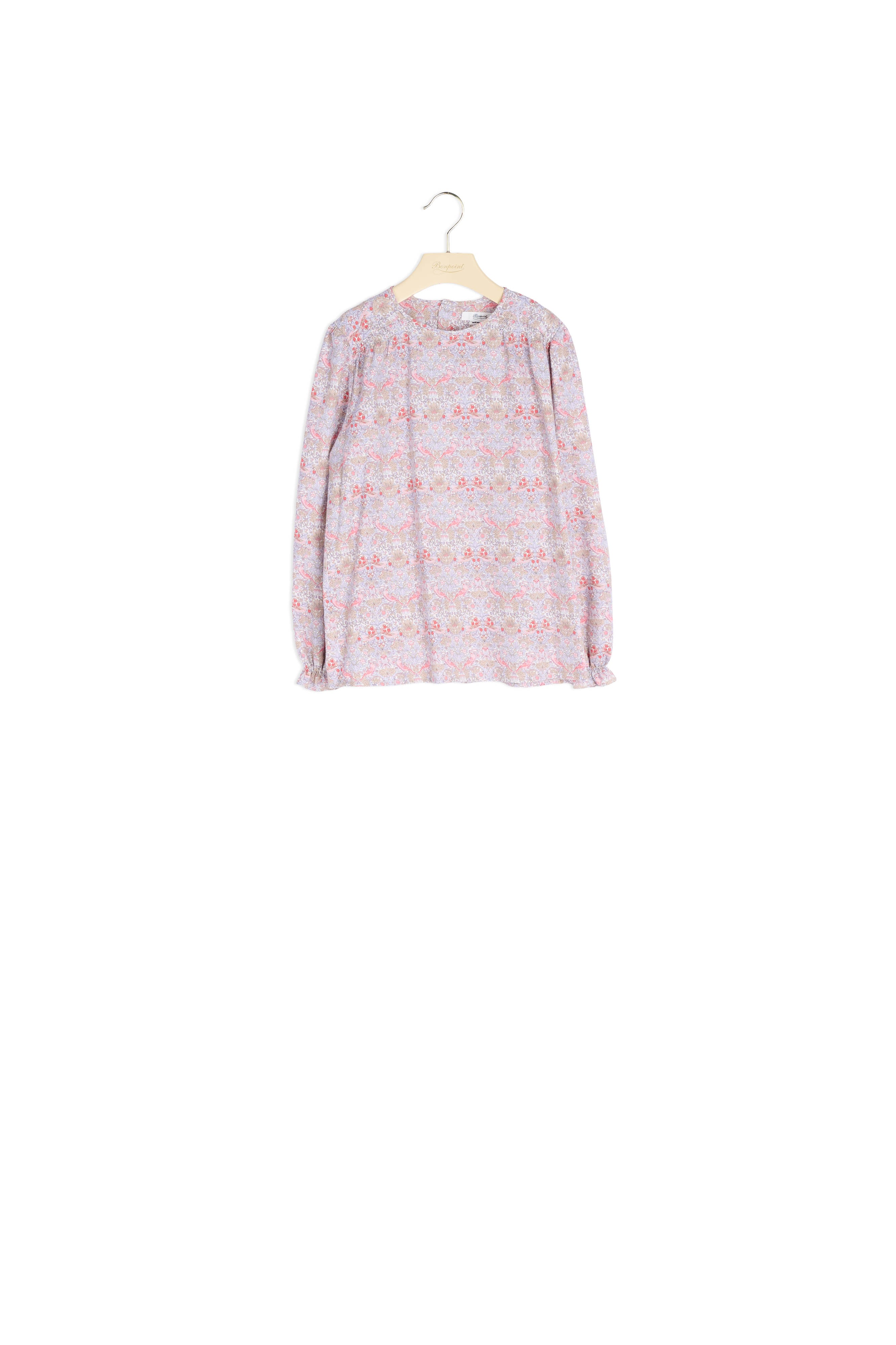 Blouse tissu Liberty et poignets froncés - Bonpoint vintage