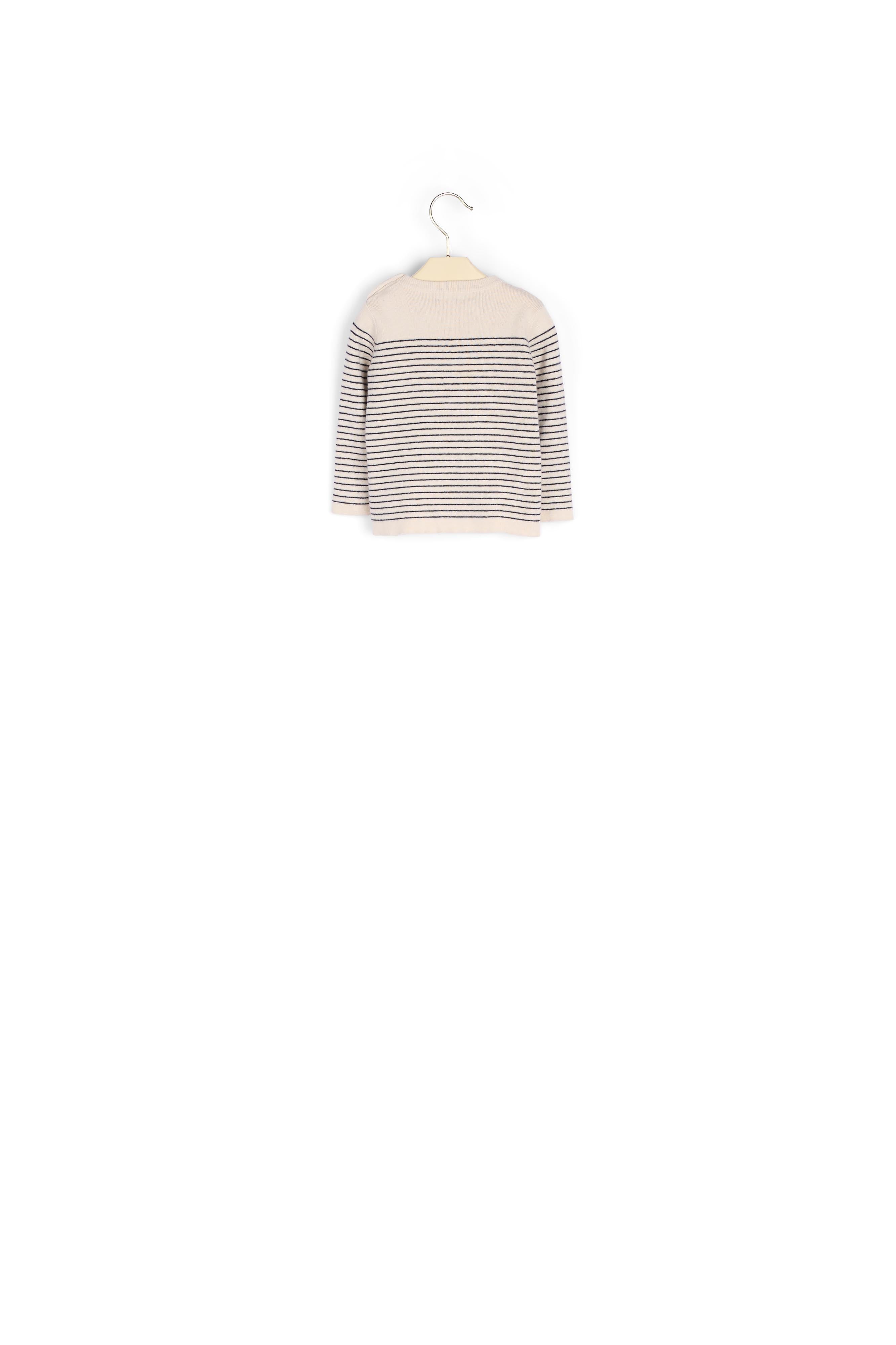 Pull Aleksi laine et coton biologique bébé - Bonpoint vintage