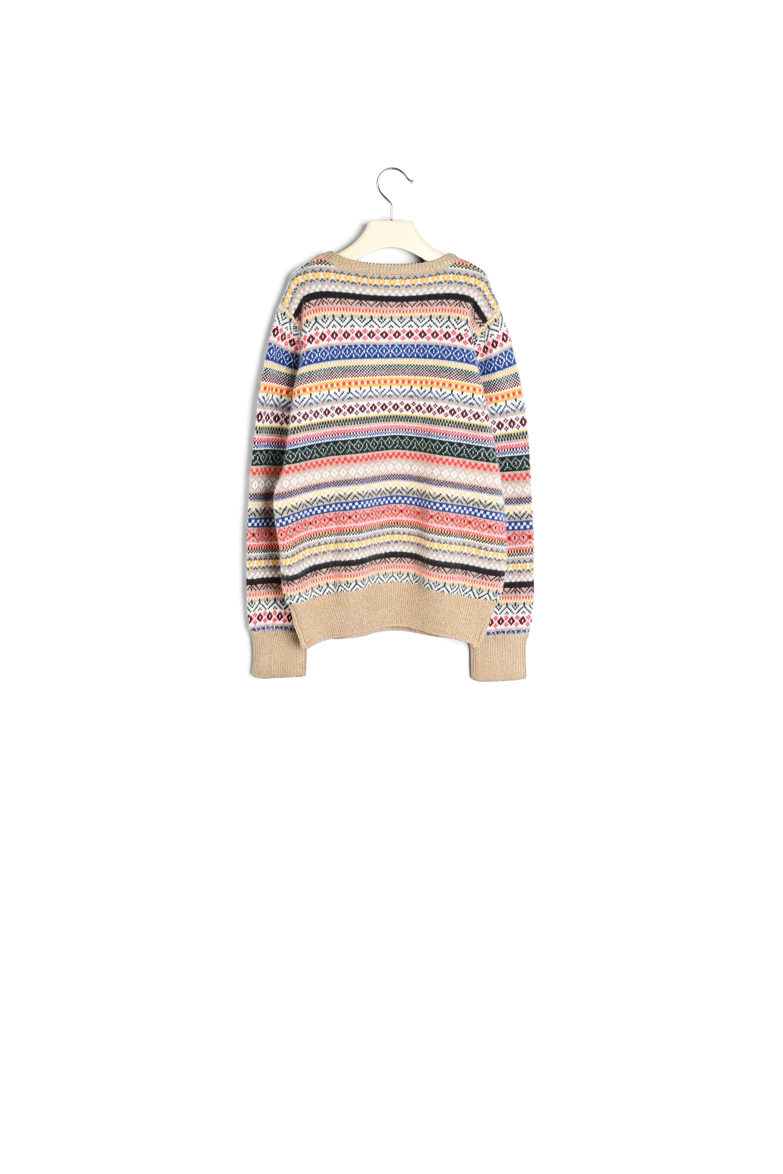 Pull fille en jacquard - Bonpoint vintage