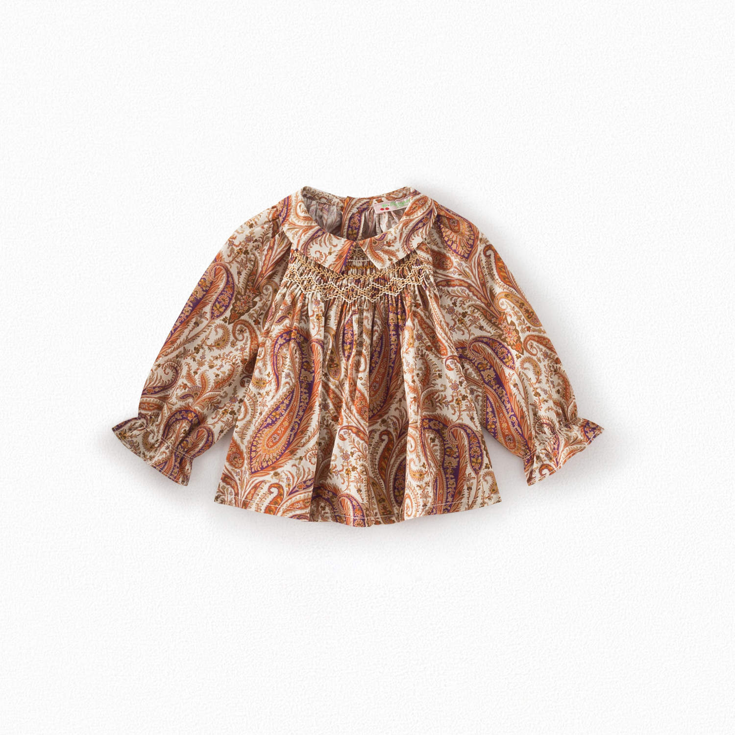 Blouse en tissu Liberty exclusif - Bonpoint vintage