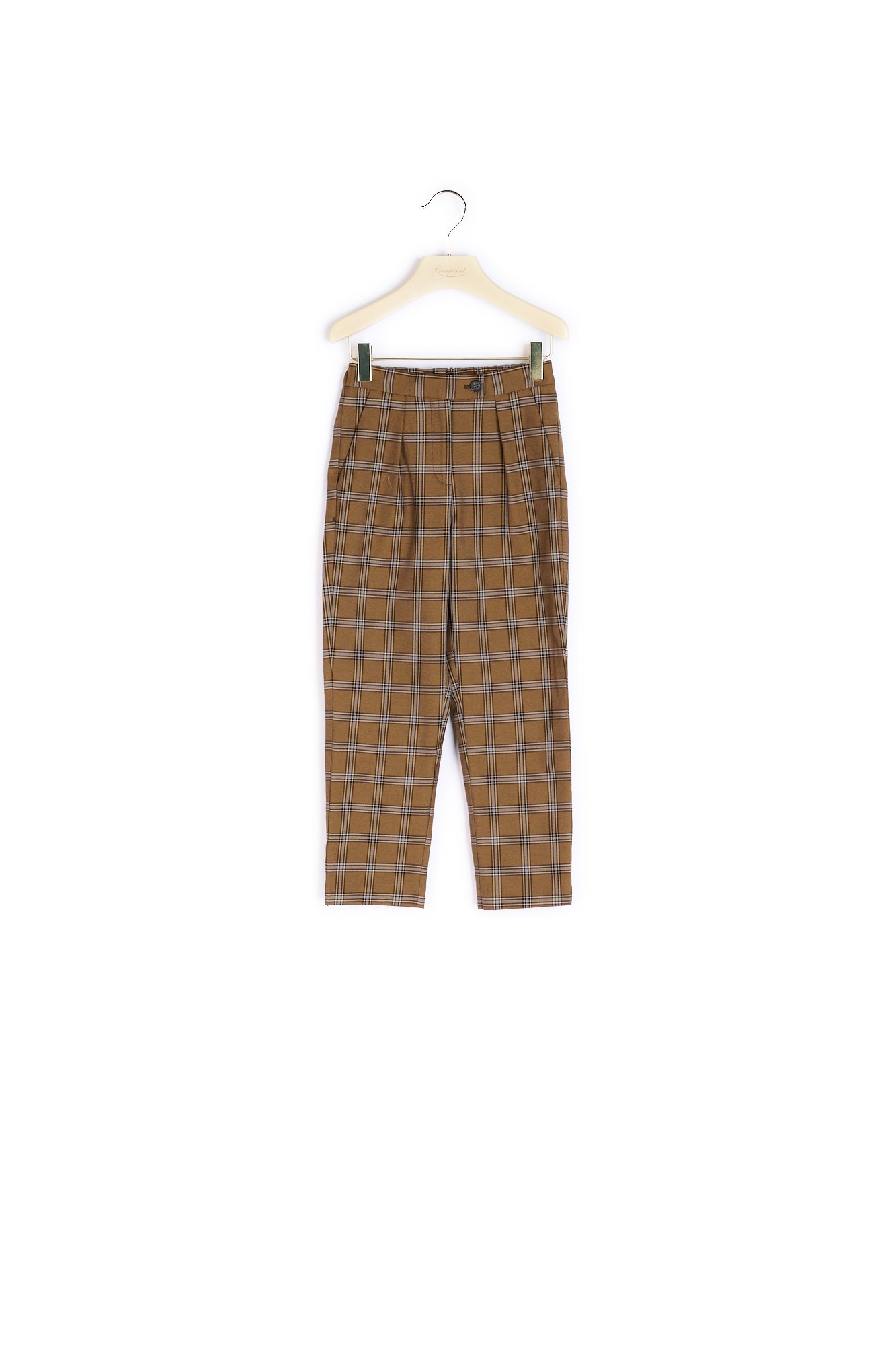 Pantalon à carreaux carreaux - Bonpoint vintage