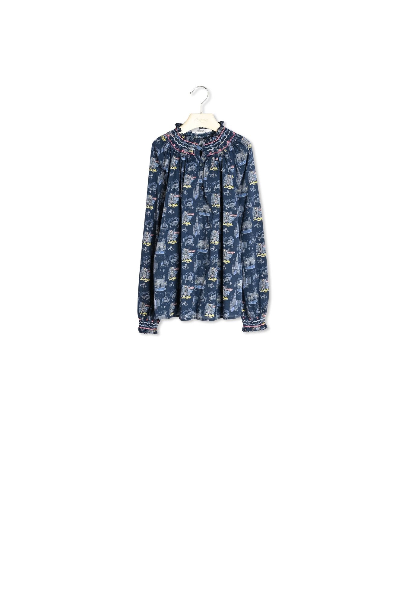 Blouse en tissu Liberty exclusif - Bonpoint vintage