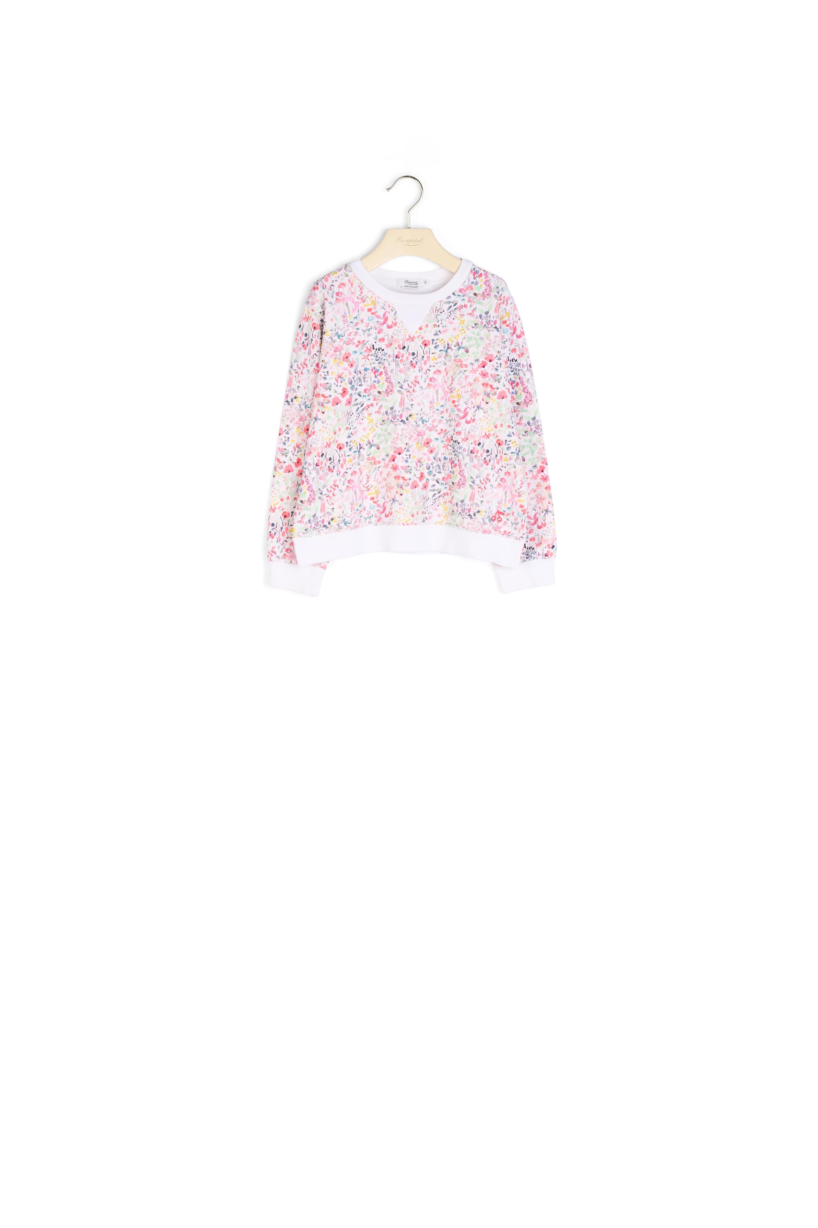 Sweat en molleton Liberty fille - Bonpoint vintage
