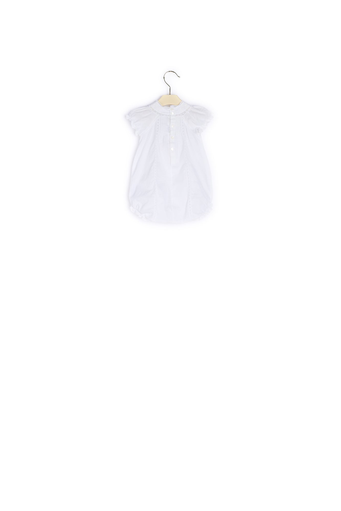 Barboteuse en voile façonné bébé - Bonpoint vintage