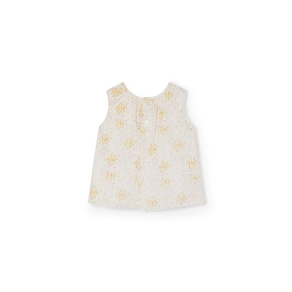 Blouse en coton imprimé - Bonpoint vintage