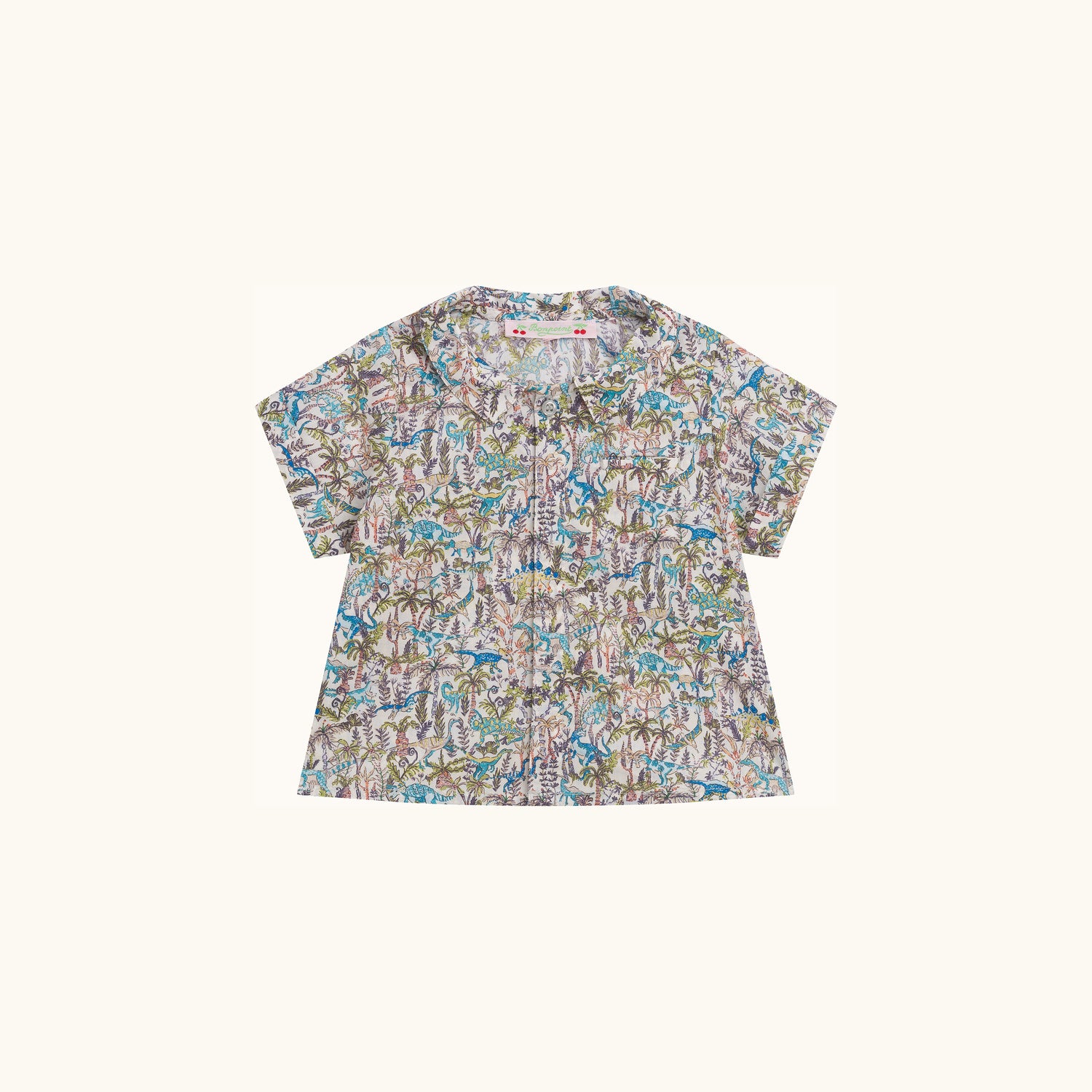 Chemise Nicolas à motif Liberty - Bonpoint vintage
