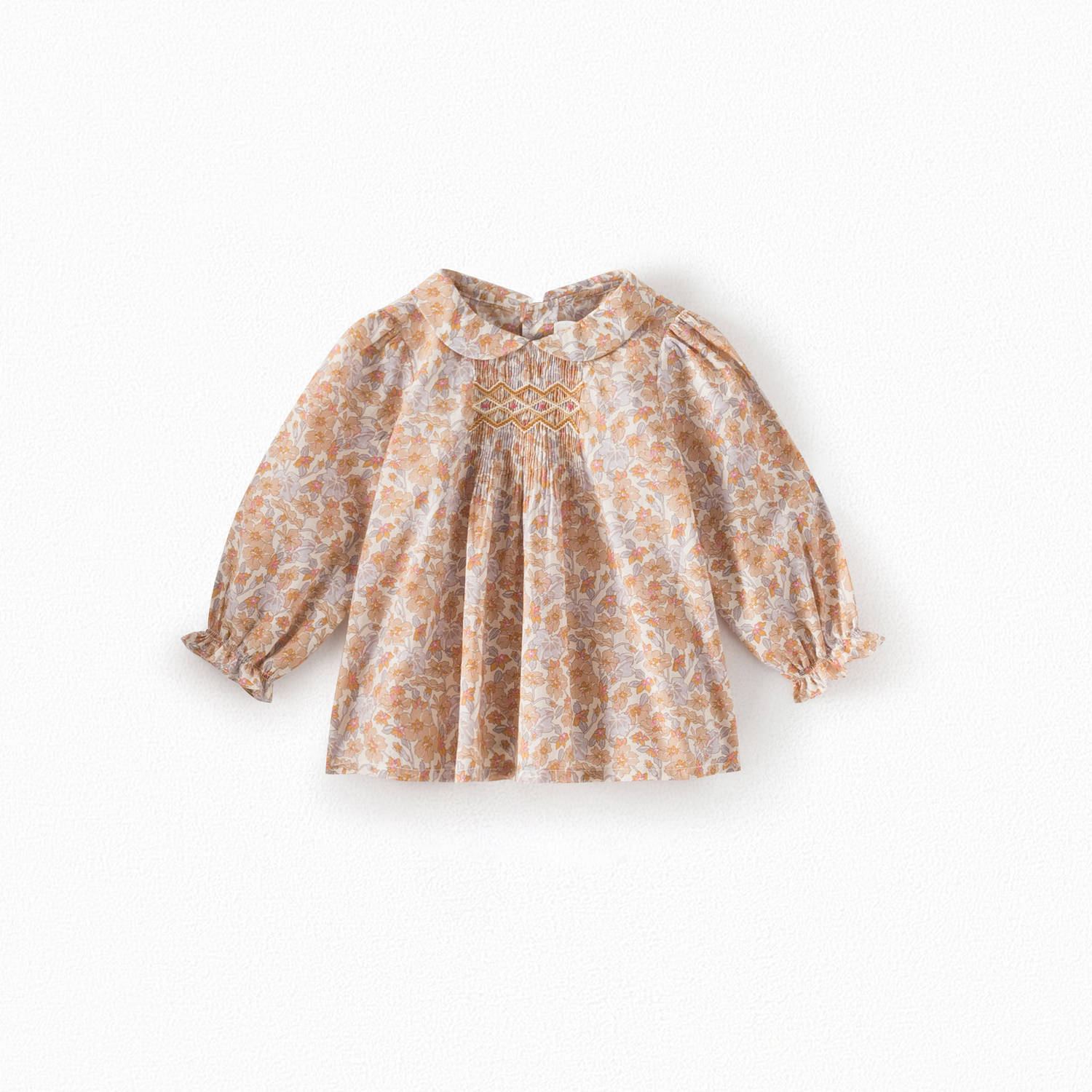 Blouse smockée bébé - Bonpoint vintage