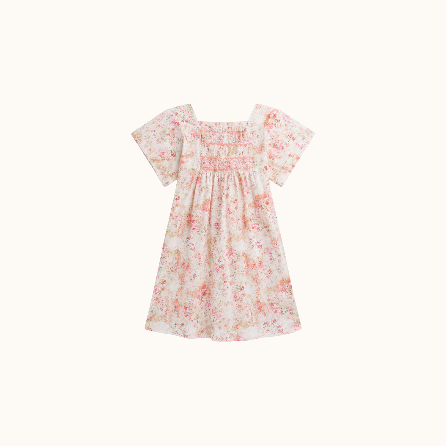 Robe Paysanne imprimé Liberty fille - Bonpoint vintage