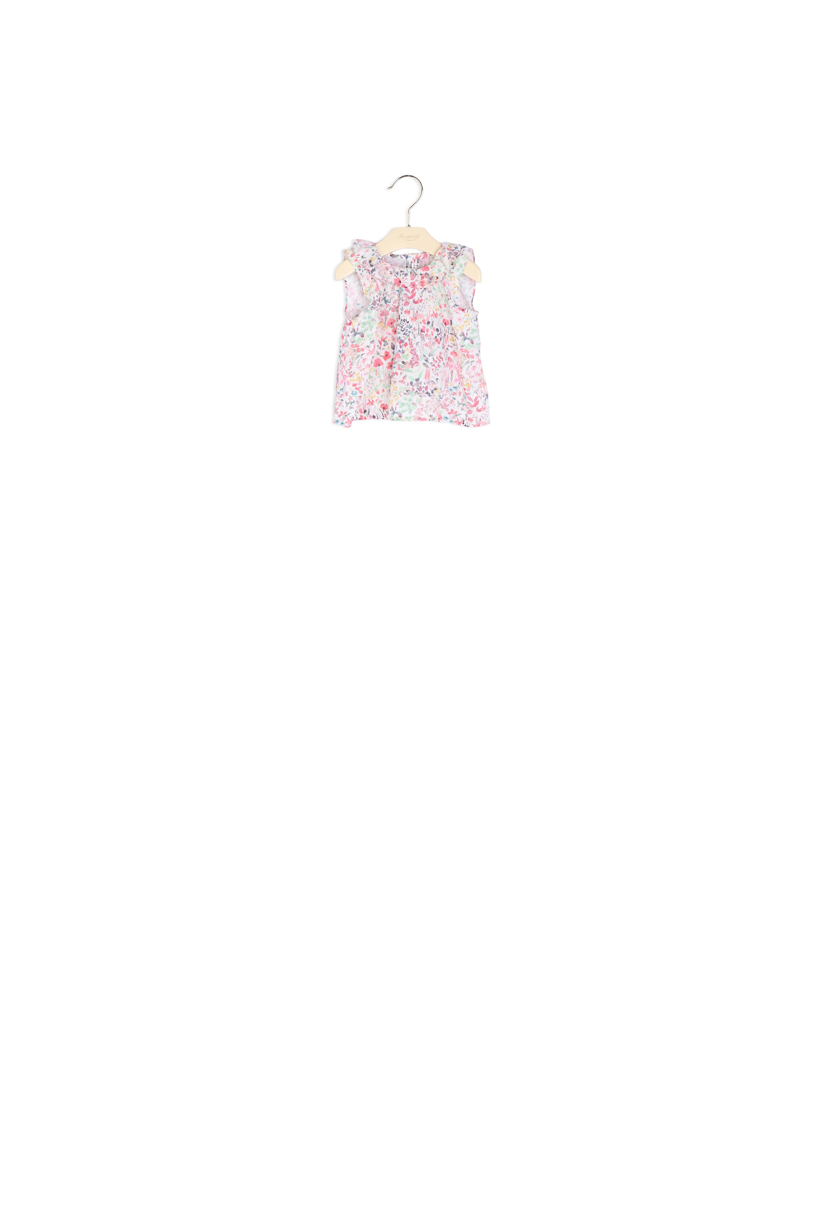 Blouse en lin Liberty - Bonpoint vintage