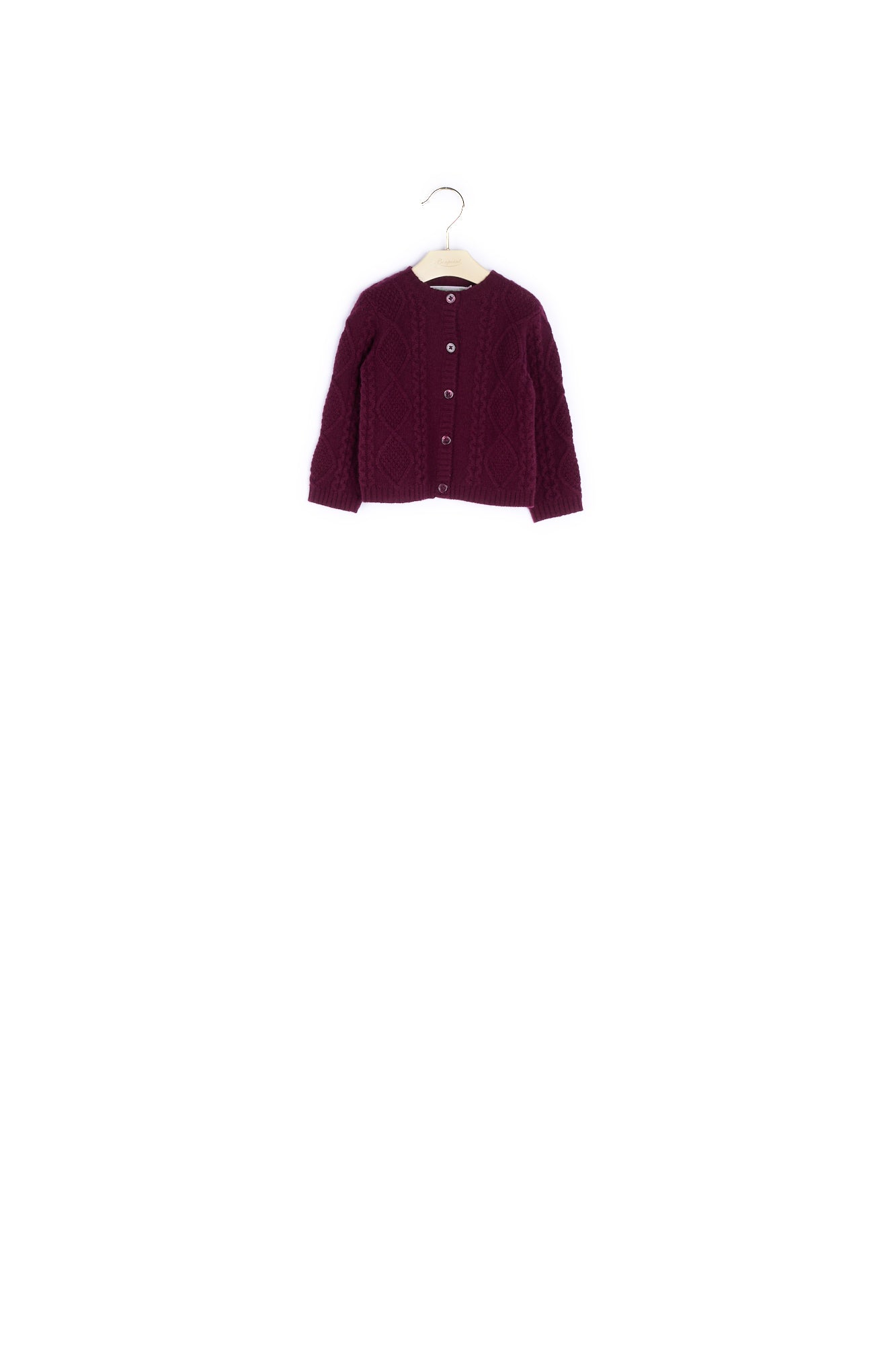 Cardigan en laine et yack - Bonpoint vintage