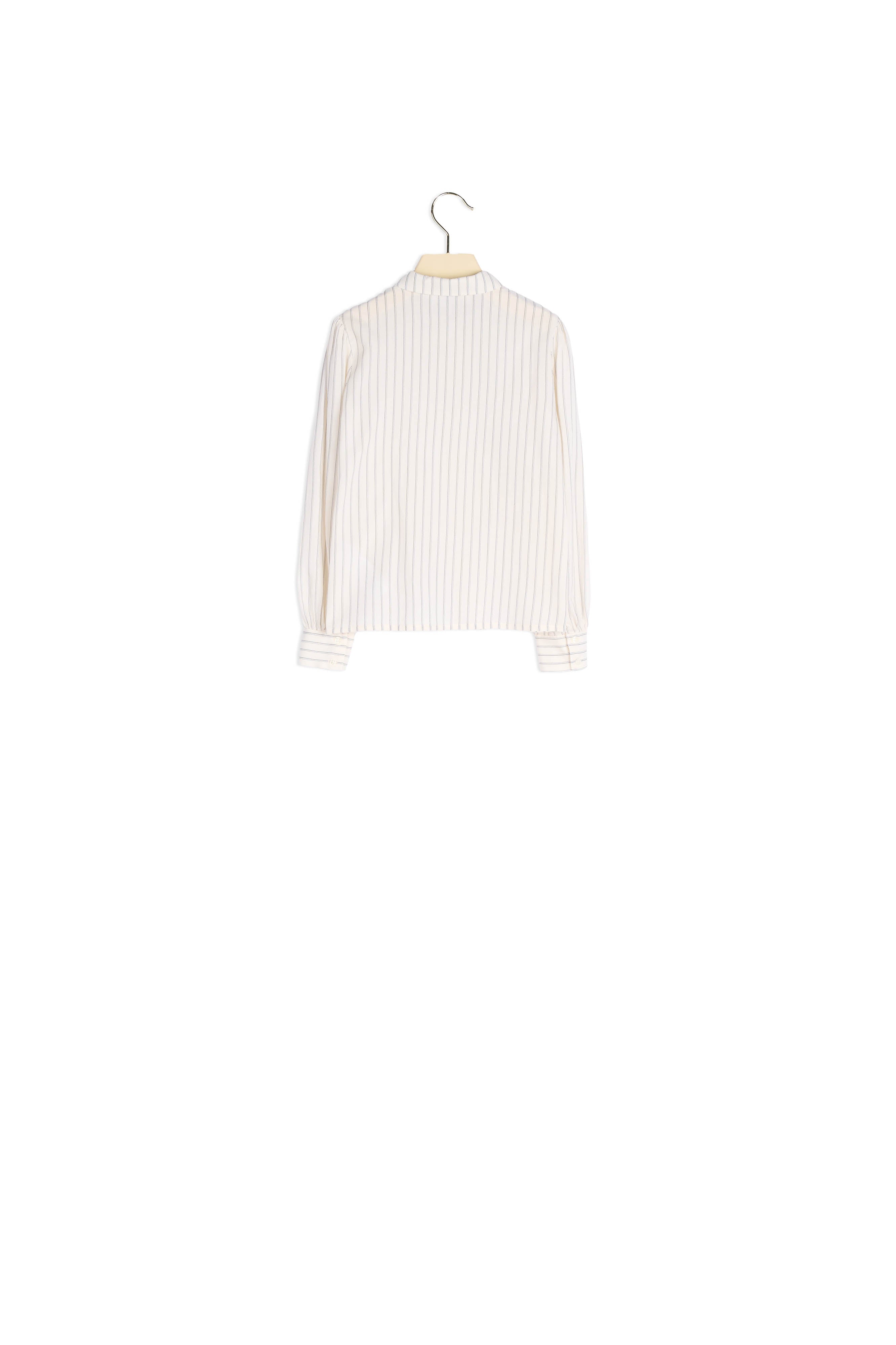 Blouse en voile rayé - Bonpoint vintage
