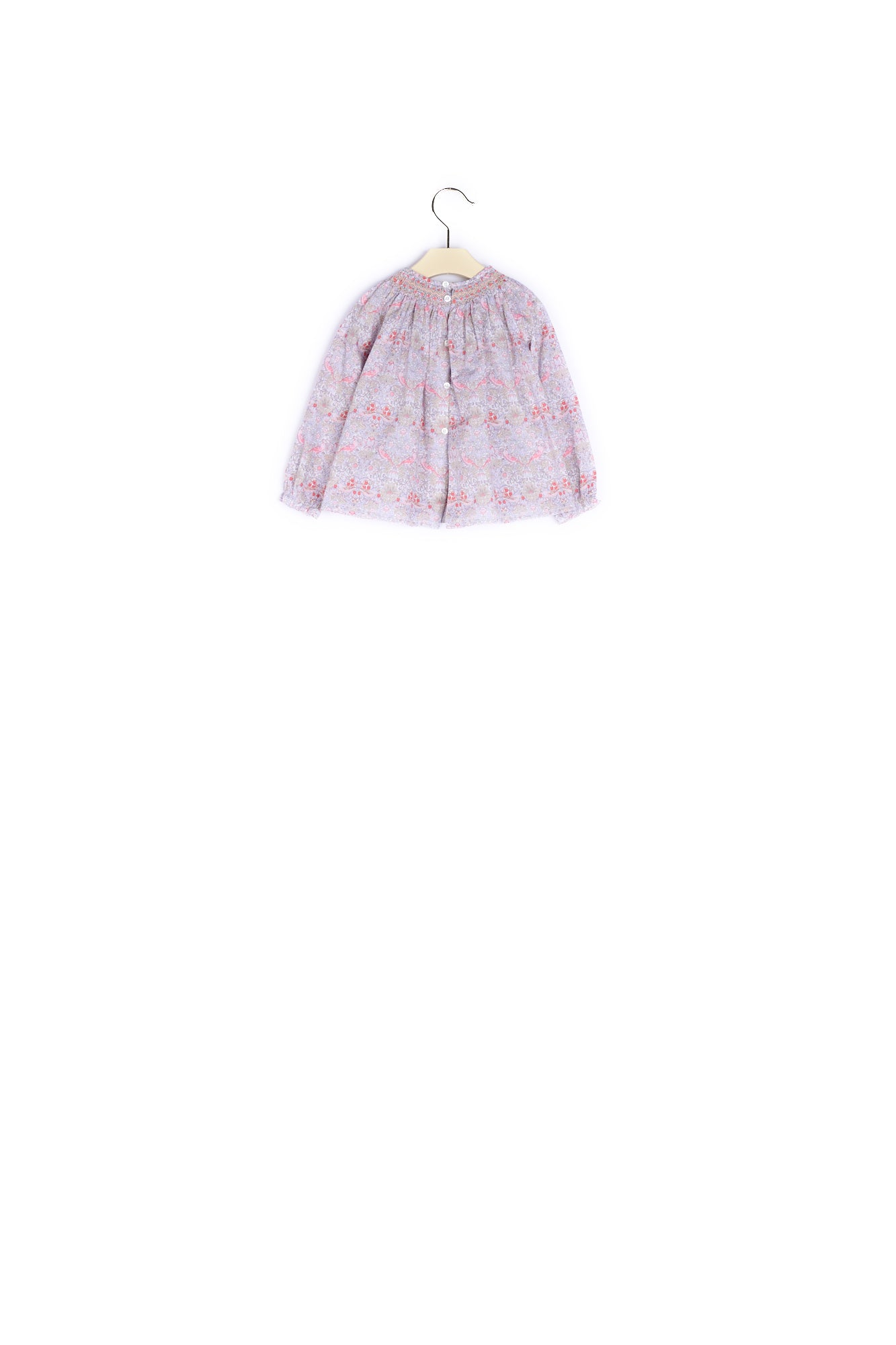 Blouse en tissu Liberty bébé - Bonpoint vintage